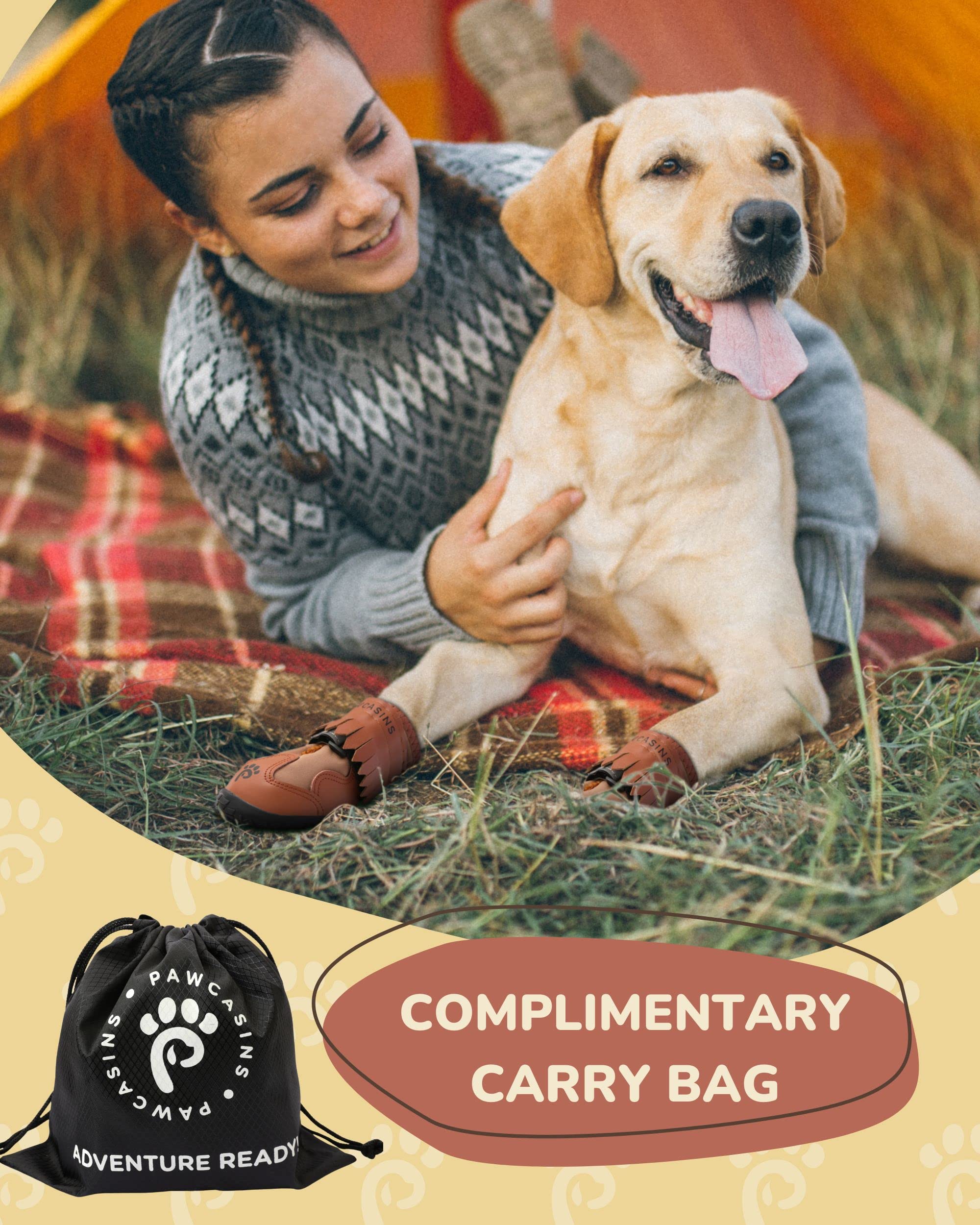 Pawcasins Dog Boots, Dog Shoes, Dog Booties, Dog Boots & Paw Protectors, Dog Shoes For Medium Dogs, Large Dogs, And Small Dogs, Dog Snow Boots, Dog Rain Boots, Dog Booties For Winter, Summer, Size 8