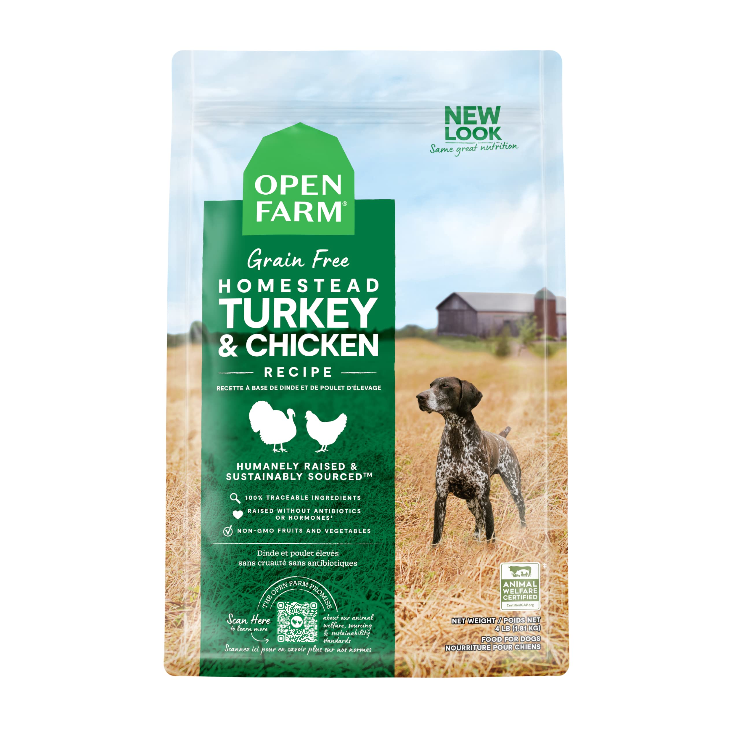 Open Farm GrainFree Dry Dog Food with Ethically Sourced Ingredients, NonGMO Veggies & Superfoods to Support Overall Health, Ho