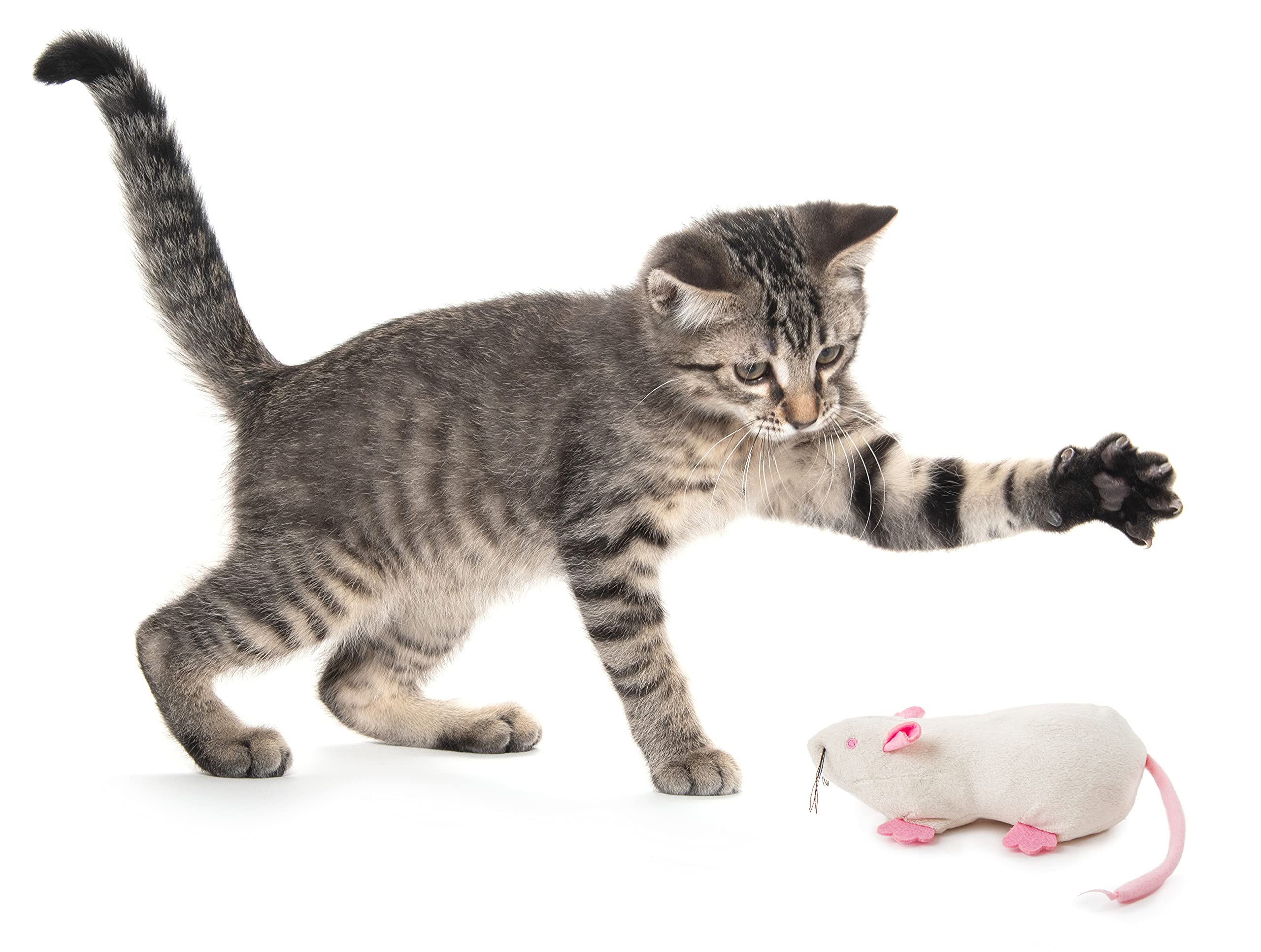 Smartykat Rat Pack Kicker Plush Catnip Cat Toy - Randomly Selected Color, Jumbo