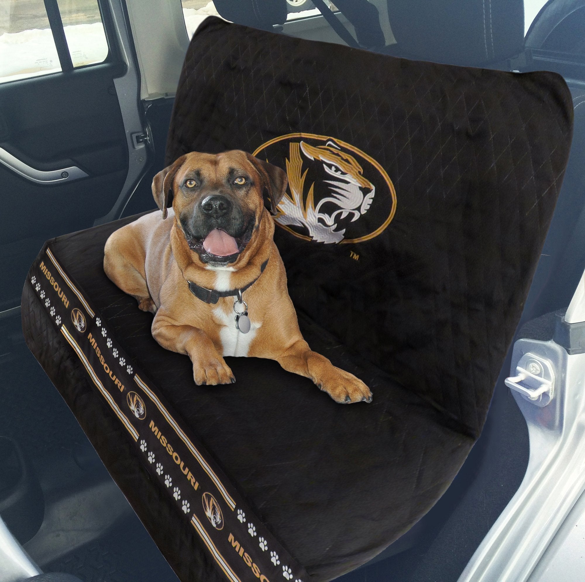 Pets First Collegiate Missouri Tigers Pet Car Seat Cover