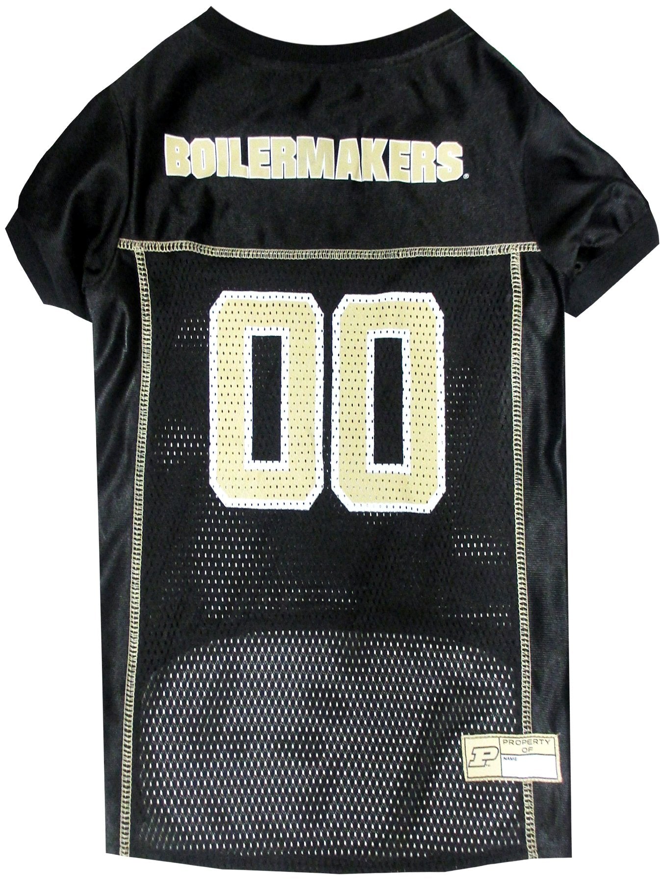 Pets First NCAA College Purdue Boilermakers Mesh Jersey for DOGS & CATS, X-Large. Licensed Dog Jersey with your Favorite Footbal