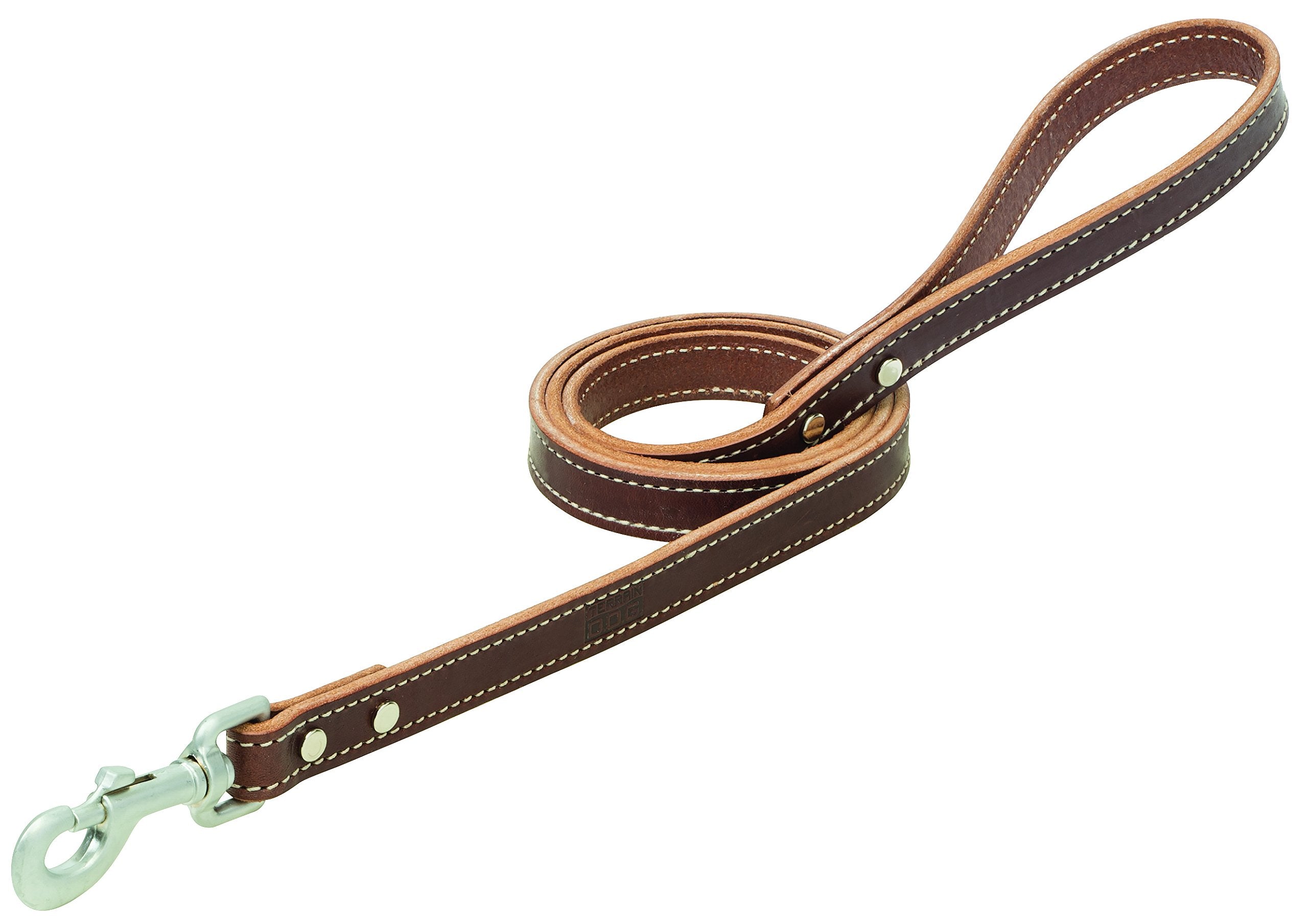 Terrain D.O.G. Bridle Leather Dog Leash, Brown, 1' X4'