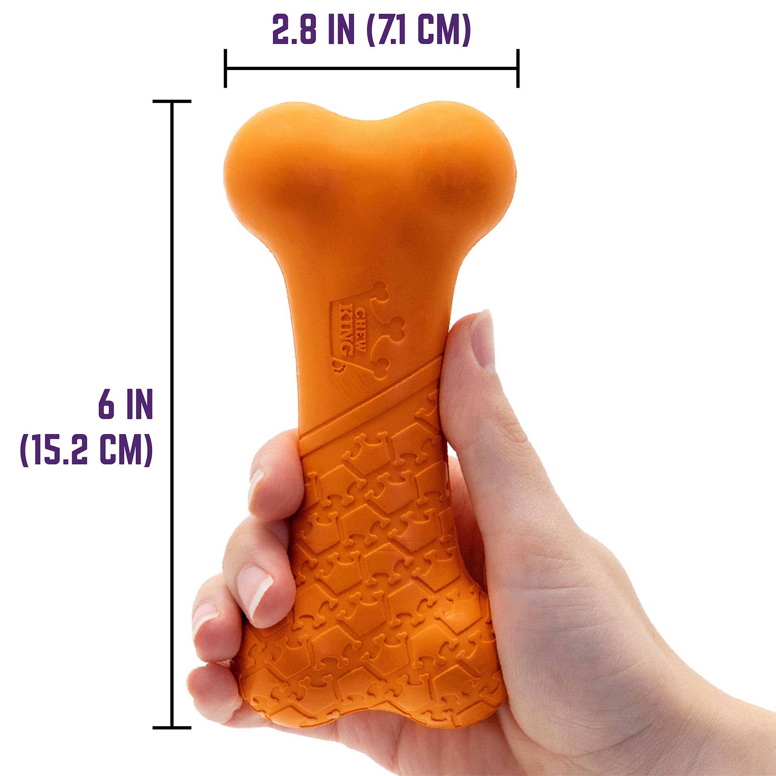 Chew King Bacon Flavor Rubber Bone