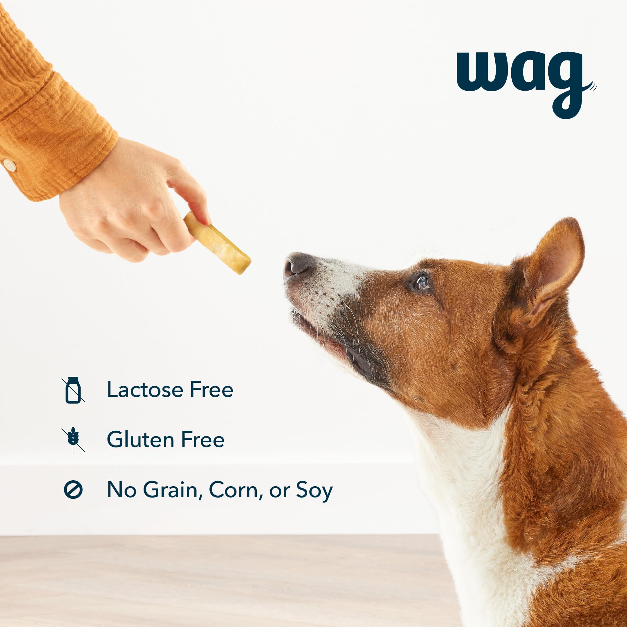 Amazon Brand - Wag Yak Cheese Himalayan Dog Chews, Dog Treats for Large Size Dogs, All Natural, High Protein for Aggressive Chew