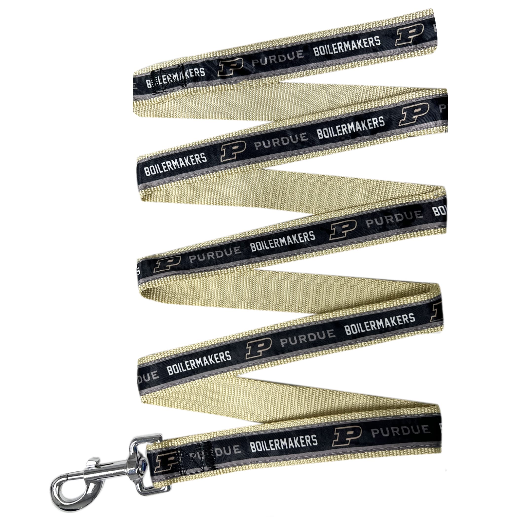 Ncaa Pet Leash, Medium, Purdue Boilermakers, Dog Leash, Shiny & Colorful Leash For Dogs & Cats Licensed By The Ncaa, New Version