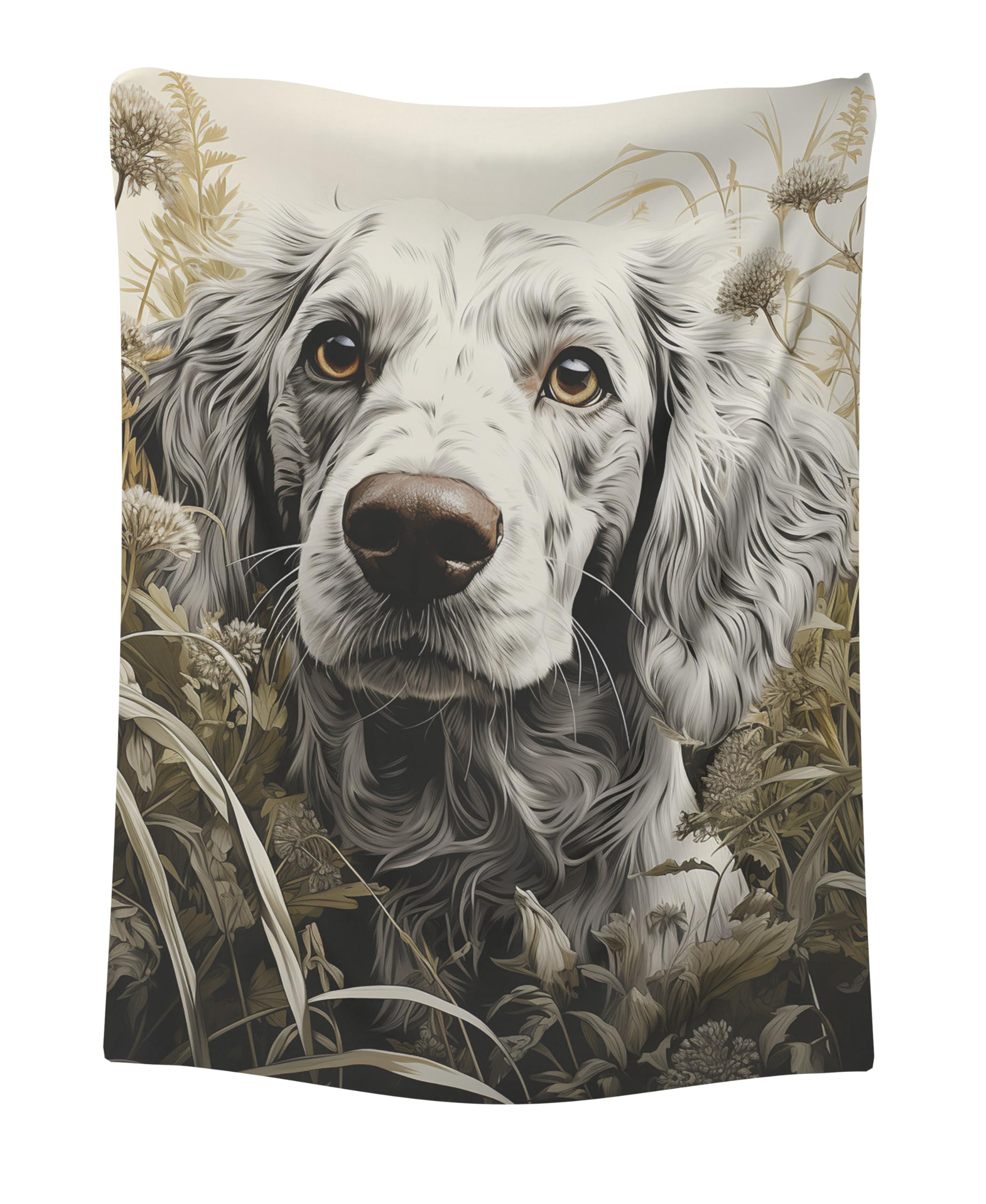 CAPITUNEISKINEPA Clumber Spaniel Dog Blanket Gifts Comfy Blanket Blanket Soft 30 x 40