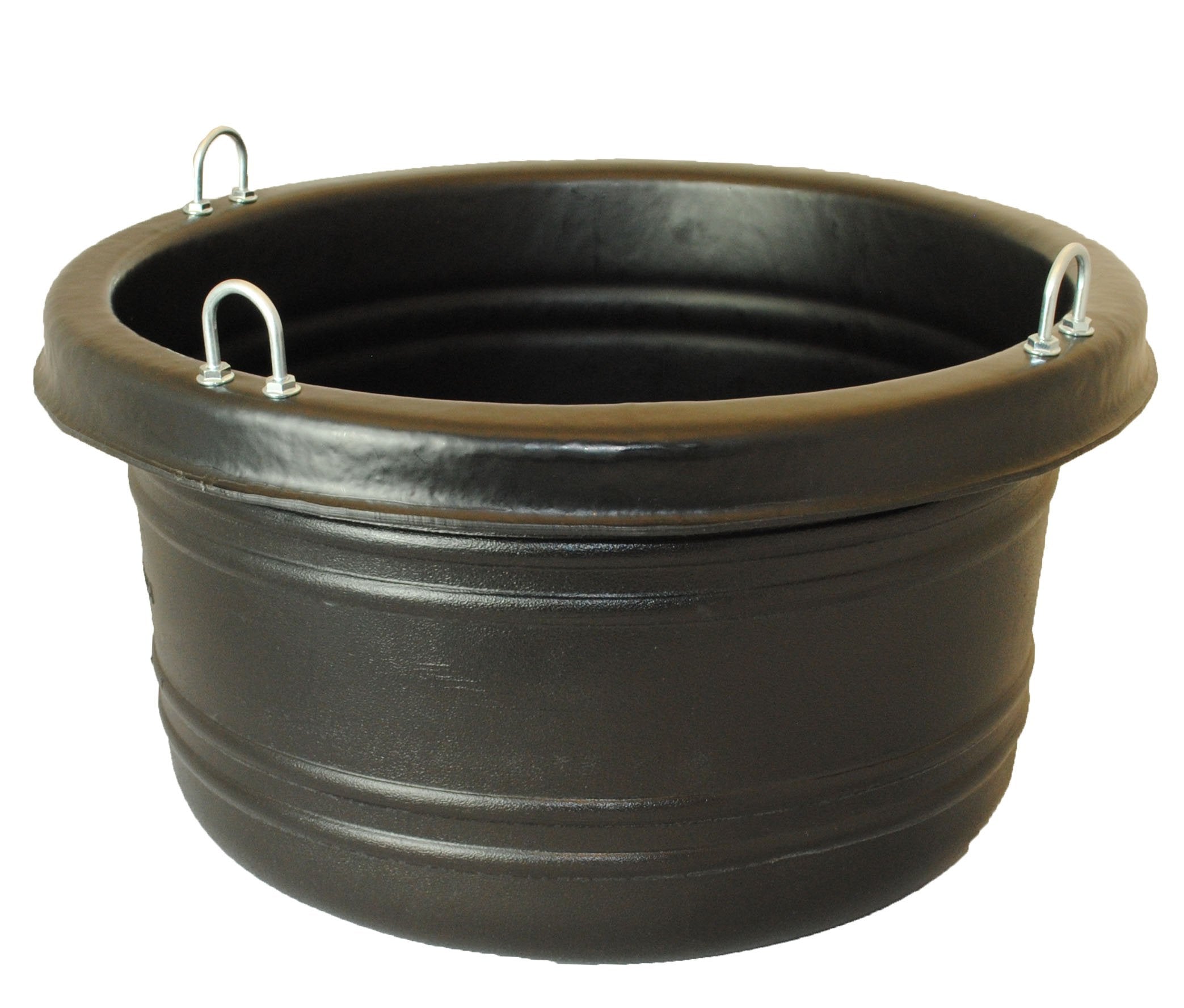 Horsemens Pride Horse Feed Tub, Large, 30 Quarts, Black
