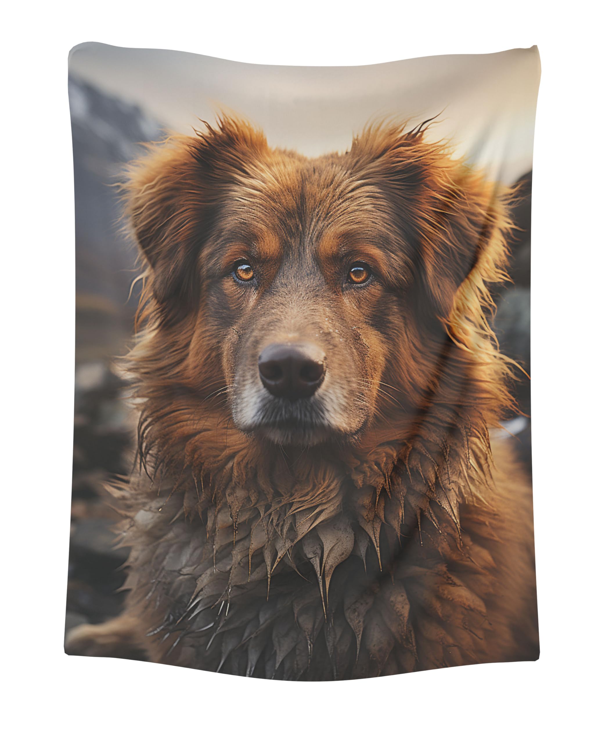 CAPITUNEISKINEPA Estrela Mountain Dog Blanket Gifts Blanket for Bed Small Blankets 30 x 40