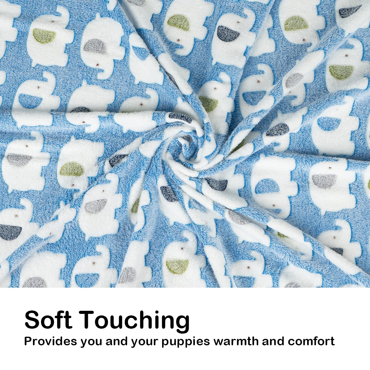 Dono 1 Pack 3 Dog Blankets, Soft Fluffy Fleece Pet Blanket Warm Sleep Mat Paw Print Design Puppy Kitten Throw Blanket Doggy Mat, Blanket For Dogs