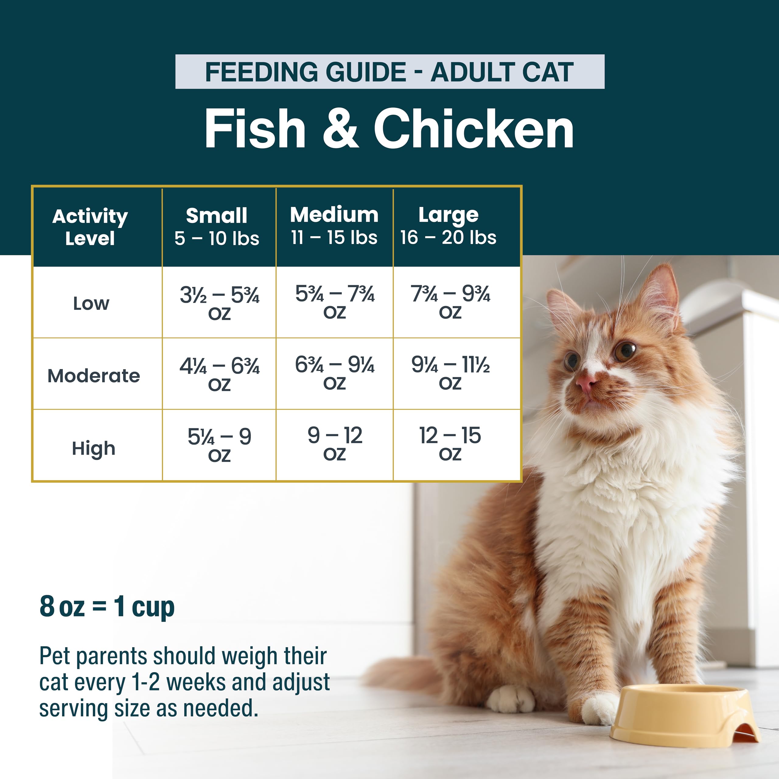 JustFoodForDogs Frozen Fresh Wet Cat Food, Human Grade, Fish & Chicken, 18 Oz (7 Pack)