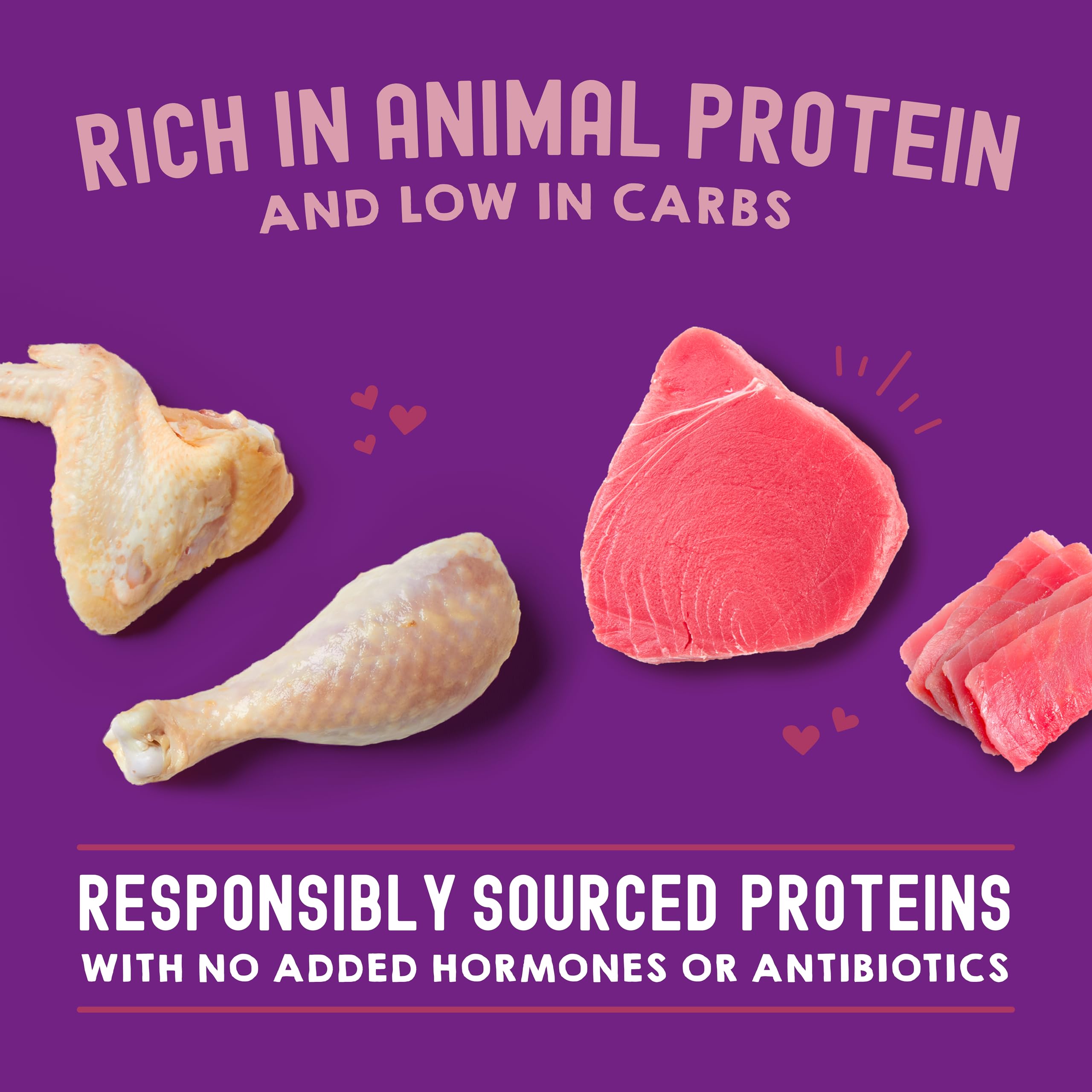 Stella & Chewys Carnivore Cravings Wet Cat Food - Premium Pouches - Grain Free, High Protein Chicken & Tuna - Perfect for Picky
