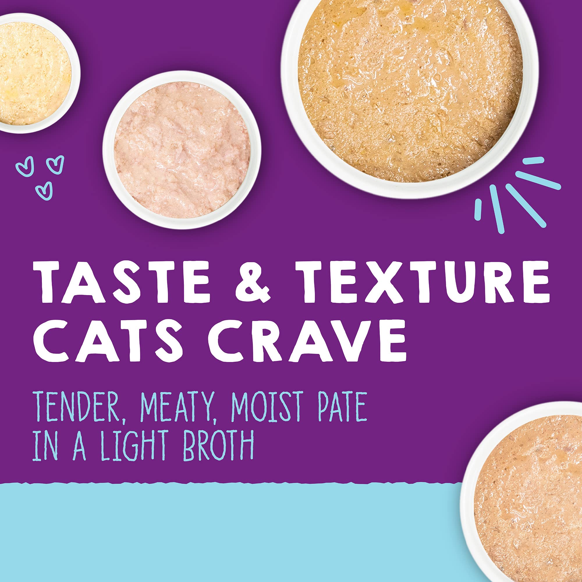 Stella & Chewys Carnivore Cravings Purrfect Pate Canned Wet Cat Food Variety Pack - (2.8 Ounce Cans, Case of 12)