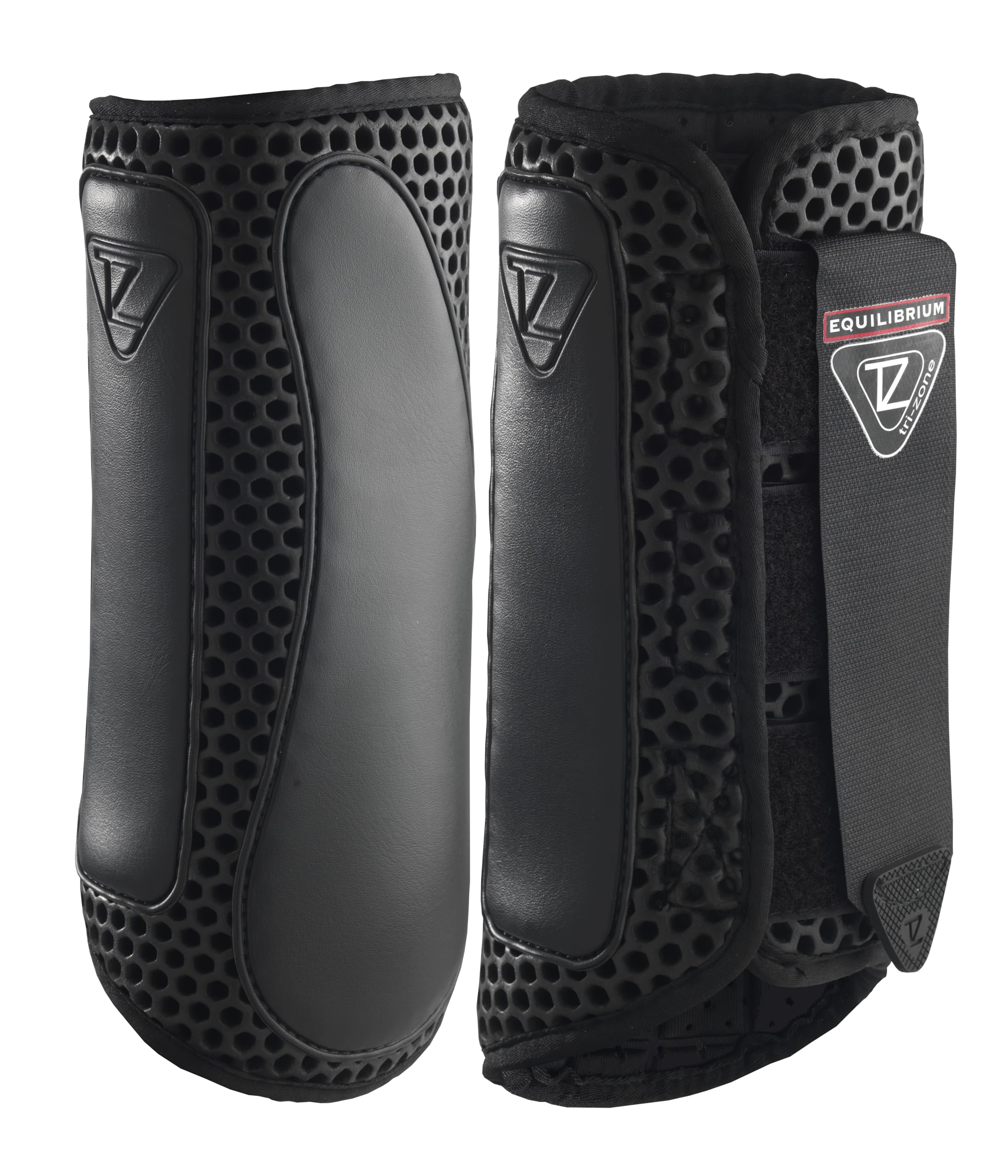 Equilibrium Tri-Zone Horse Impact Sports Boots (Small Hind) (Black)
