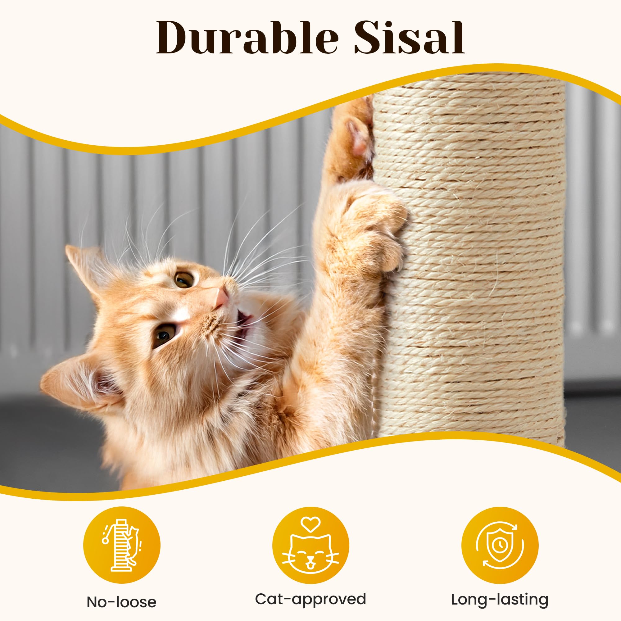 Fansafurn 22In Cat Scratching Post (Red)