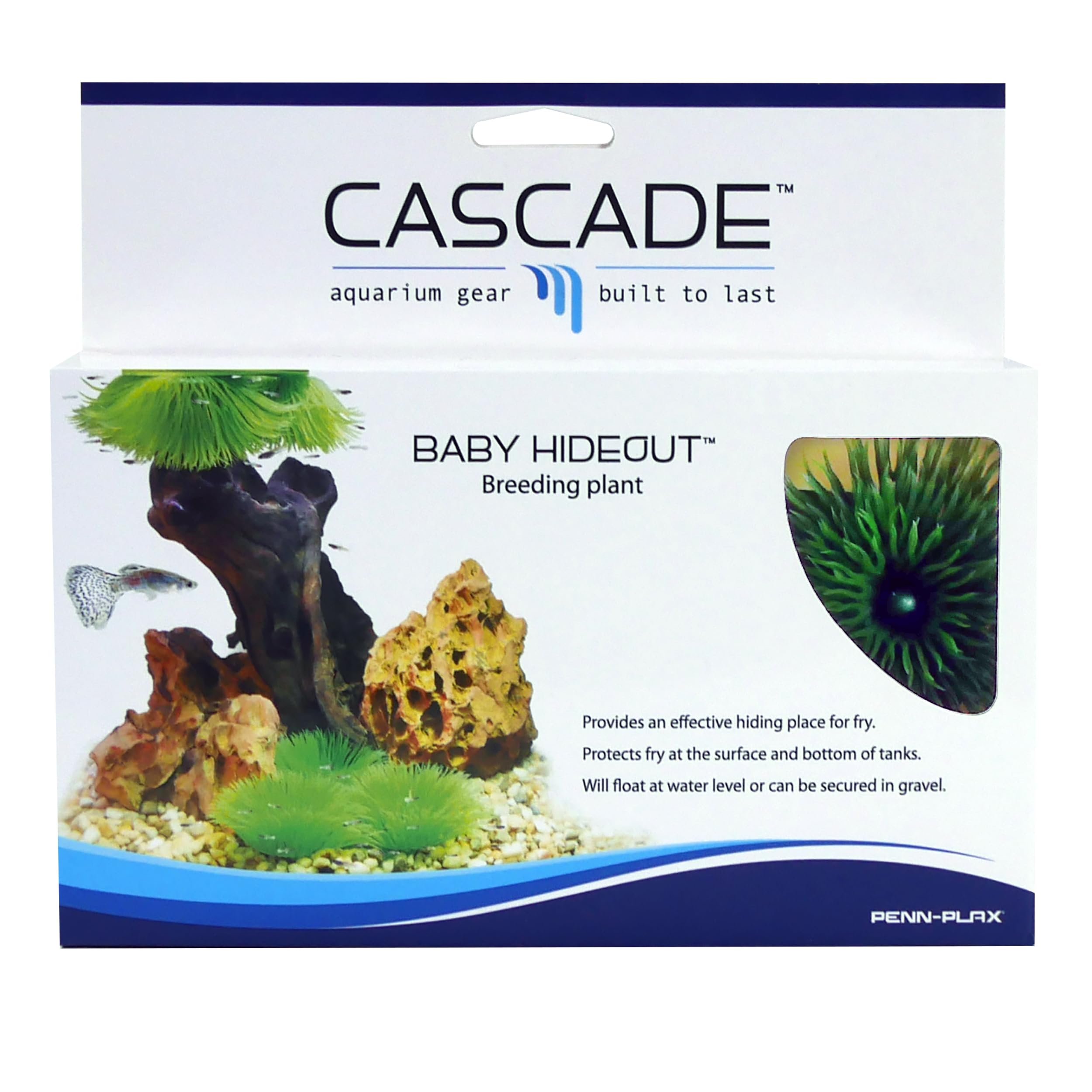 Penn-Plax Fish Breeding Grass – Baby Hideout For Fry – Great For Livebearers And Egg Layers – Plastic Aquarium Plants – 2 Pieces