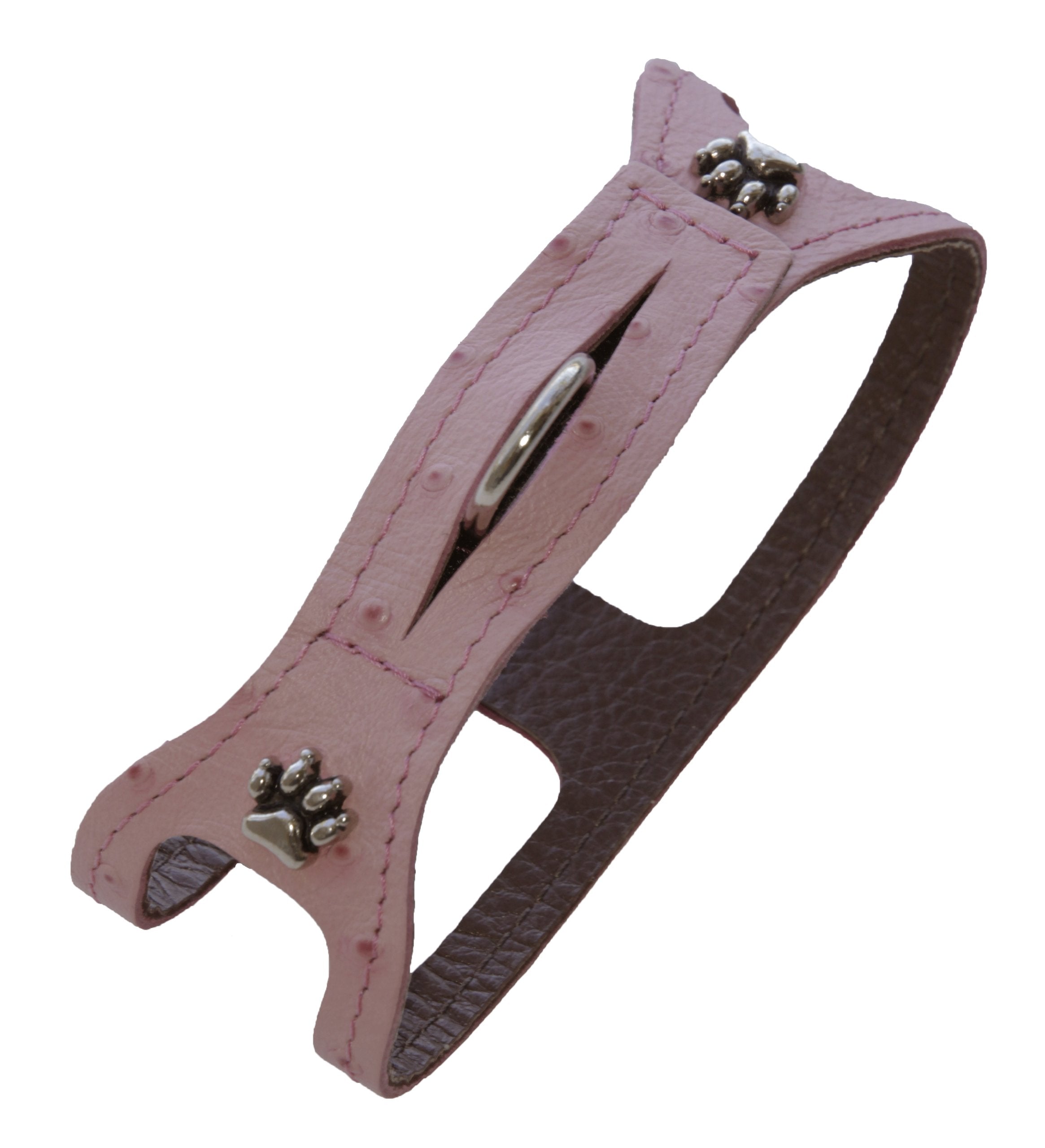 Chokefree Pet Shoulder Collar, 20-Inch, Ostrich Pink
