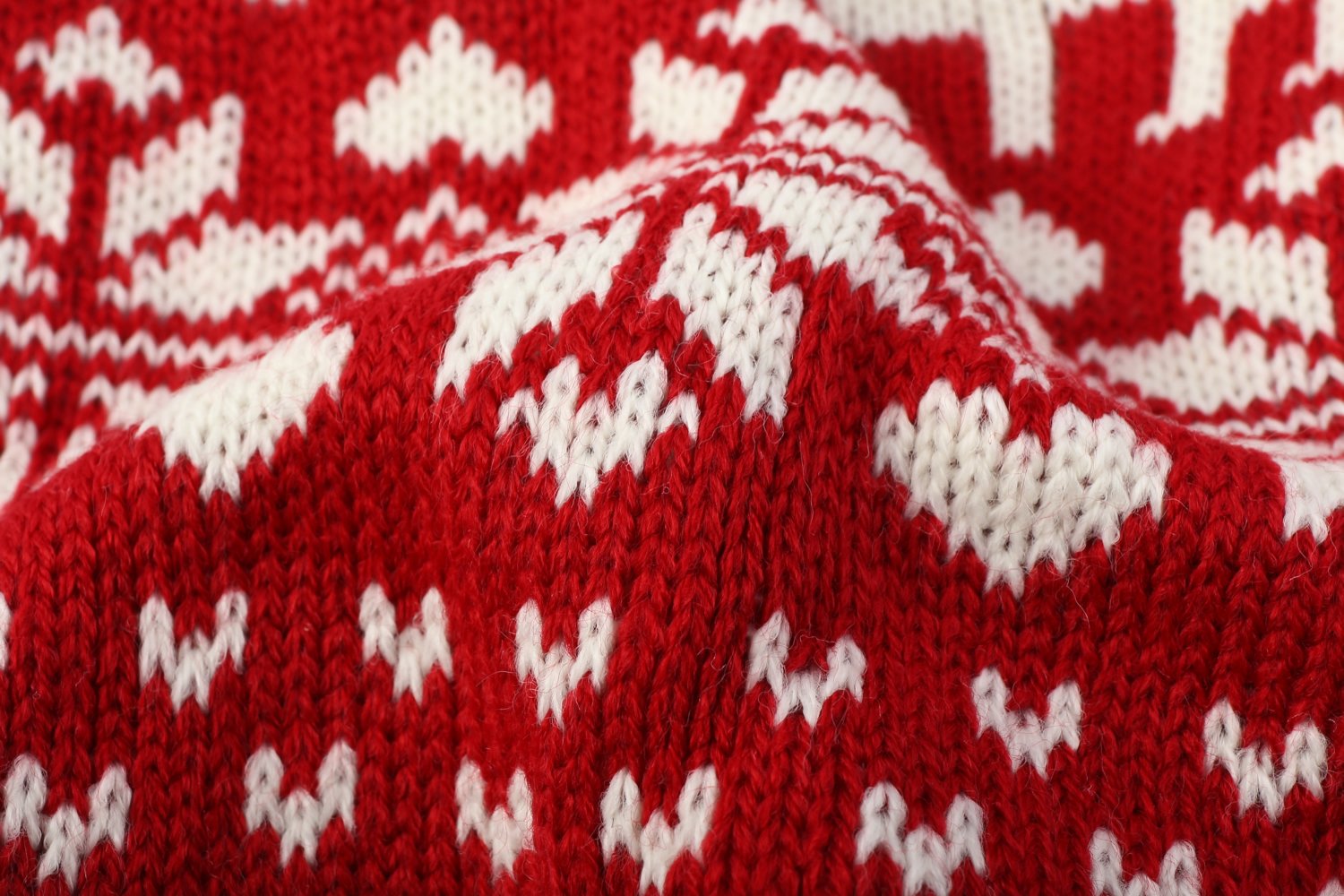Red Christmas Reindeer Holiday Festive Dog Sweater For Puppy Small Dogs Cats, X-Small (Xs) Size