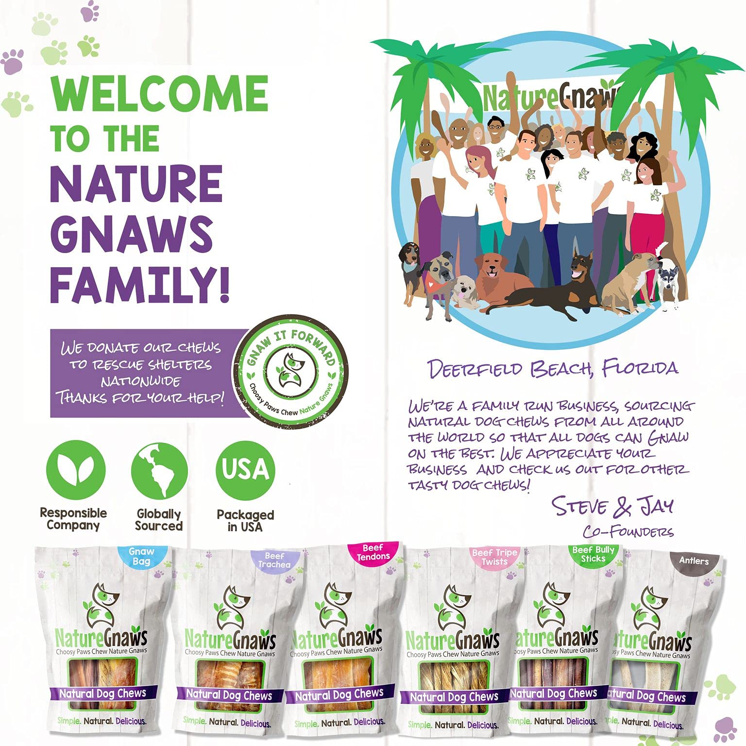 Nature Gnaws Small Bully Sticks for Dogs - Premium Natural Beef Dental Bones - Long Lasting Dog Chew Treats for Small Dogs & Pup