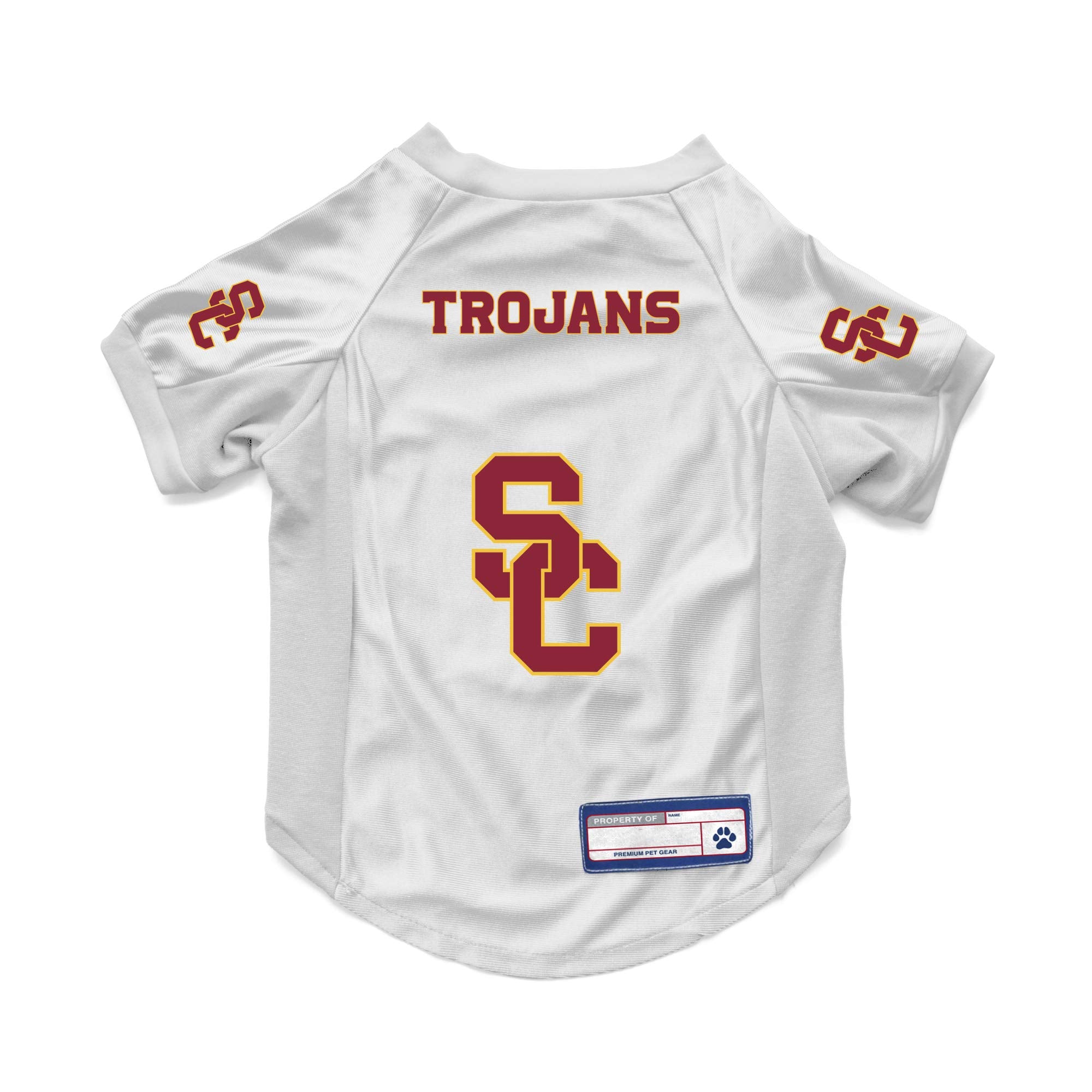 Usc Trojans Pet Jersey Stretch Size Xl - Special Order