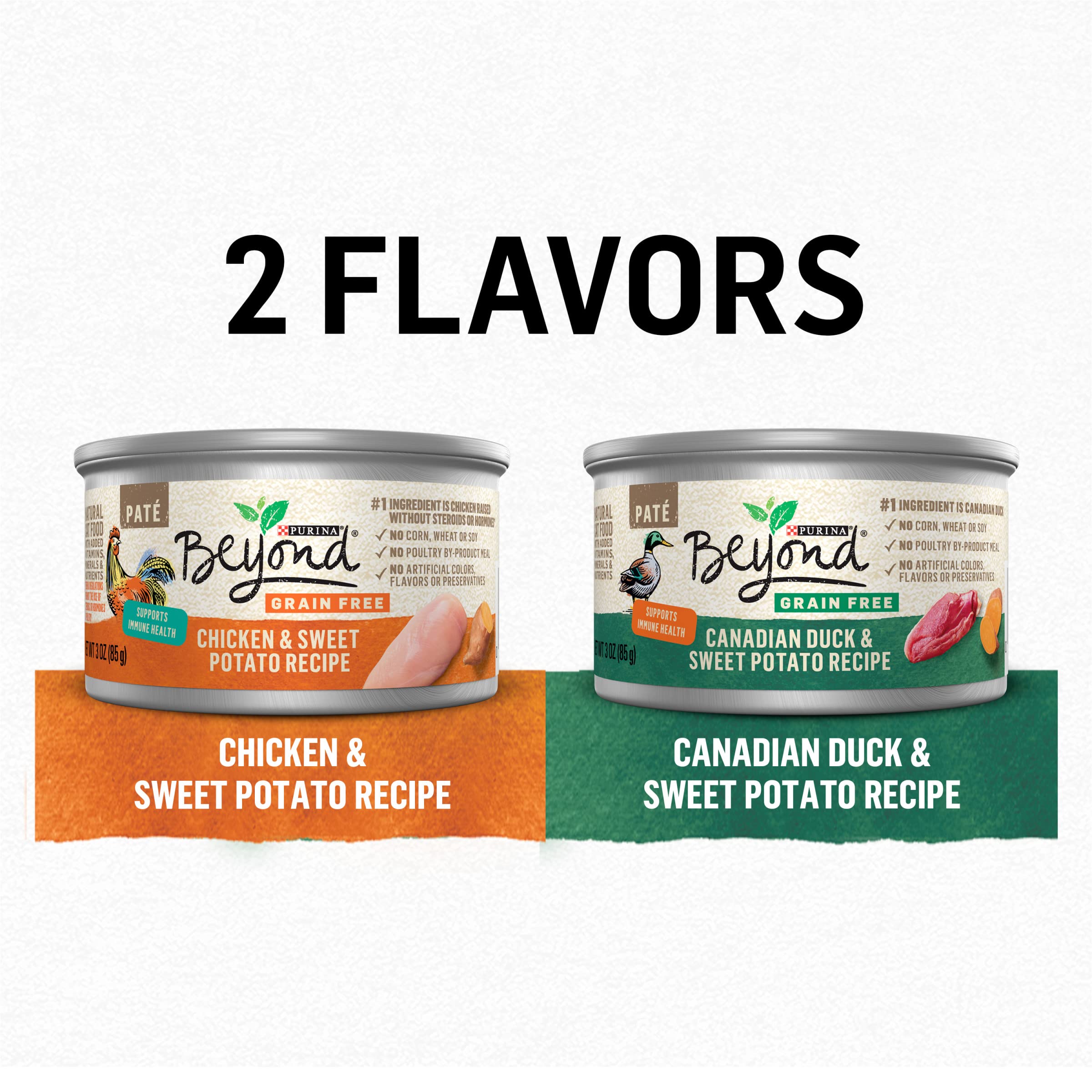 Purina Beyond Grain Free Wet Cat Food Pate Variety Pack Poultry 12ct VP - (2 Packs of 12) 3 oz. Cans