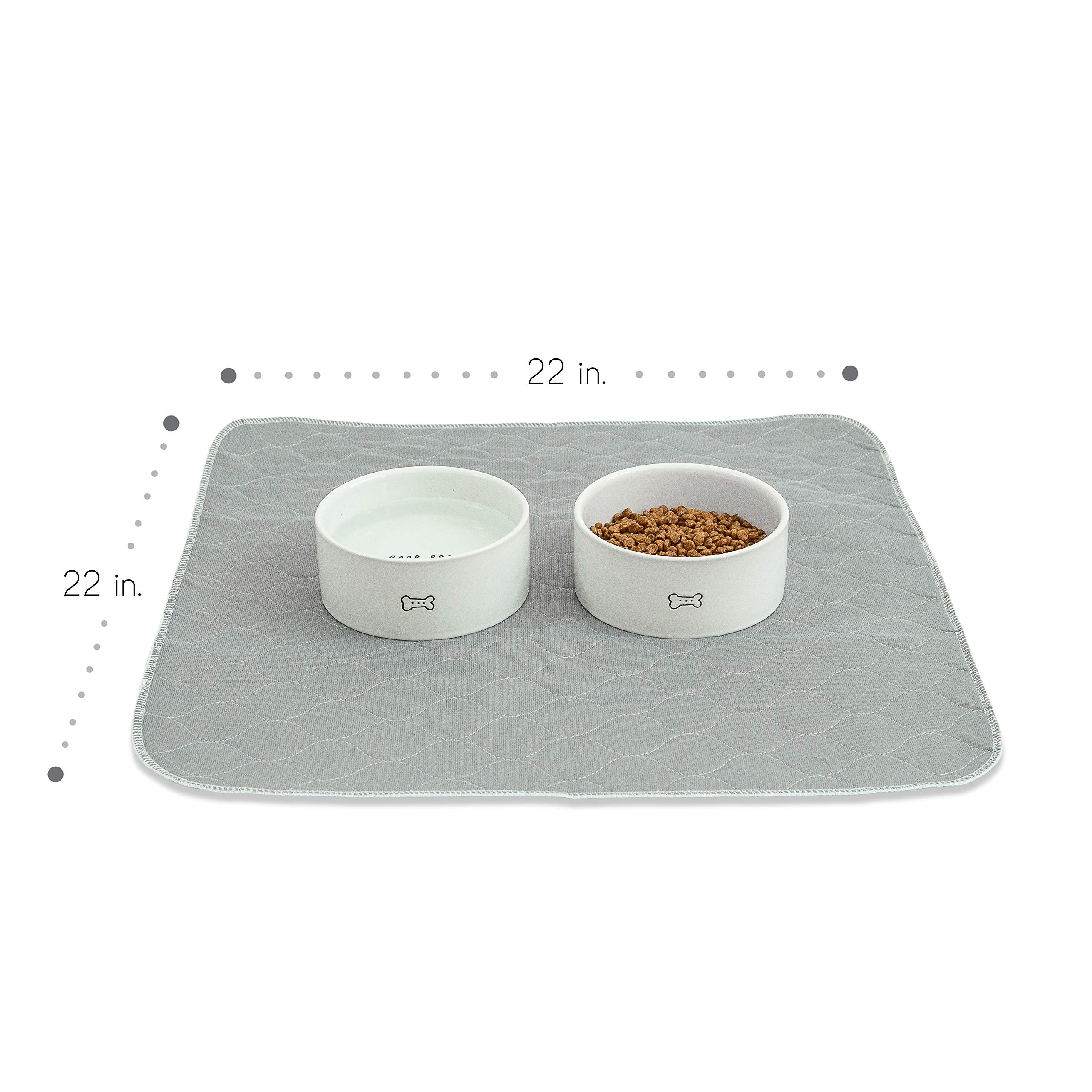 Rocket & Rex Washable Pee Pads For Dogs | Reusable Puppy Pads And Piddle Pads For Dogs | Waterproof, Absorbent, Easy Cleanup | Tons Of Uses In Home | Reduces Waste | Small - Medium Breeds