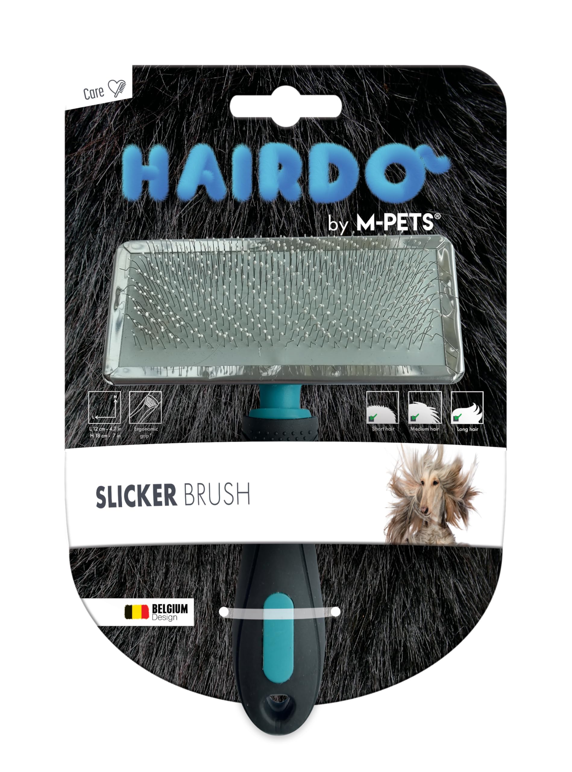 MPets Slicker Brush 12Cm Width X 18Cm Height