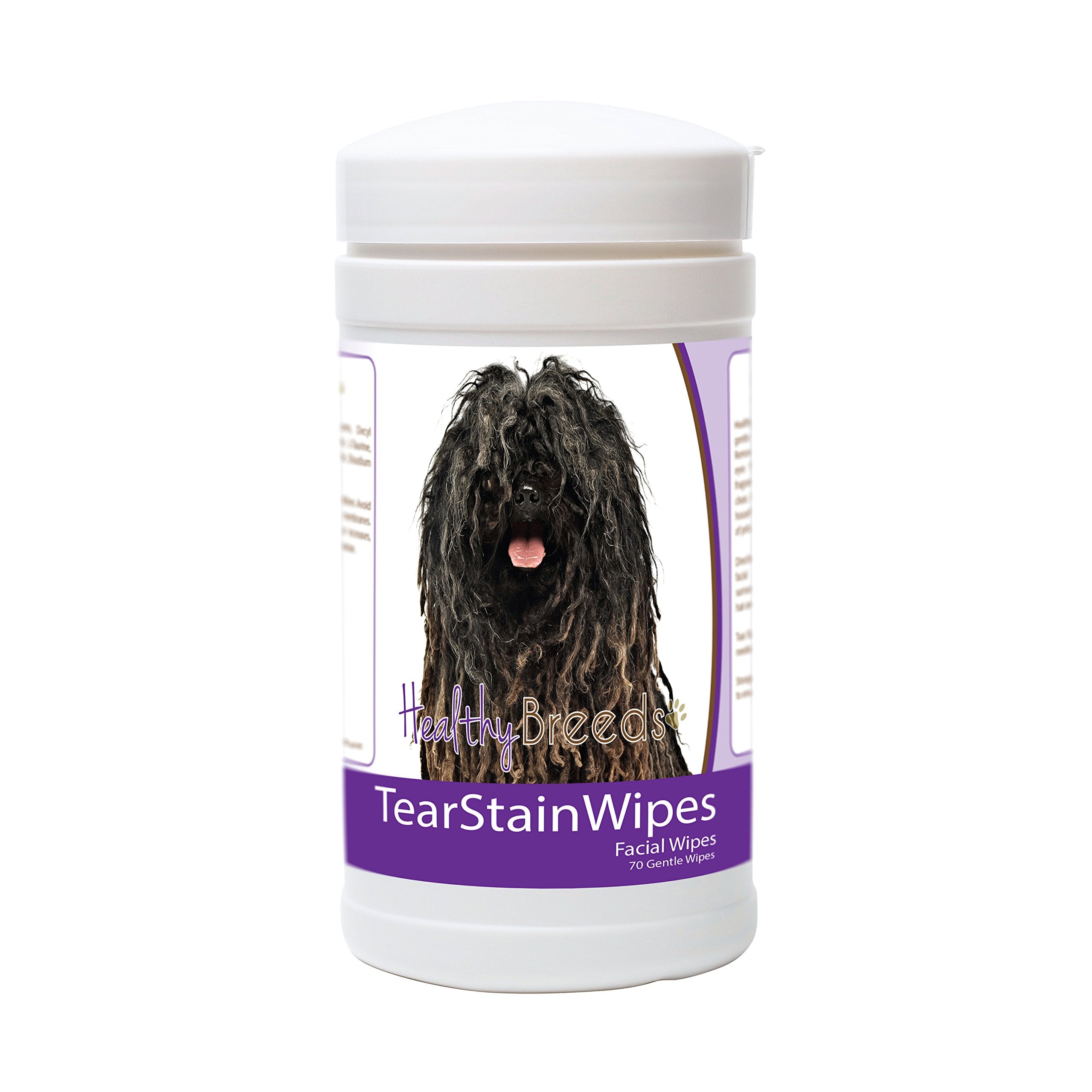 Healthy Breeds Pulik Tear Stain Wipes 70 Count
