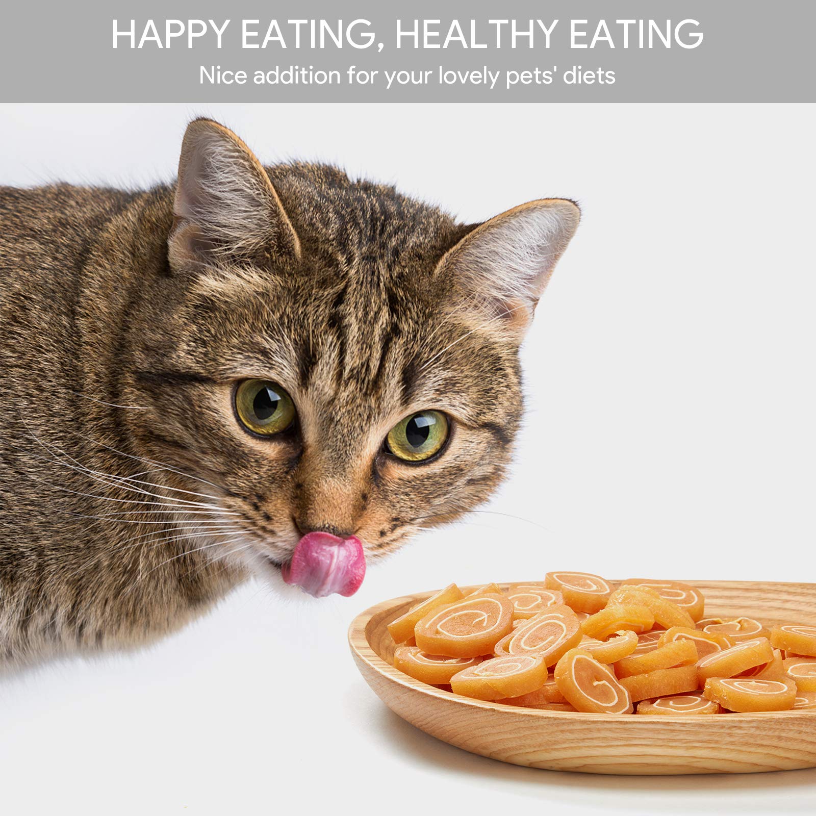 Jungle Calling Soft Chicken & Codfish Cat & Dog Treats, High Protein Pet Snacks for Small & Medium Dogs & Cats, Chewy Chicken Su