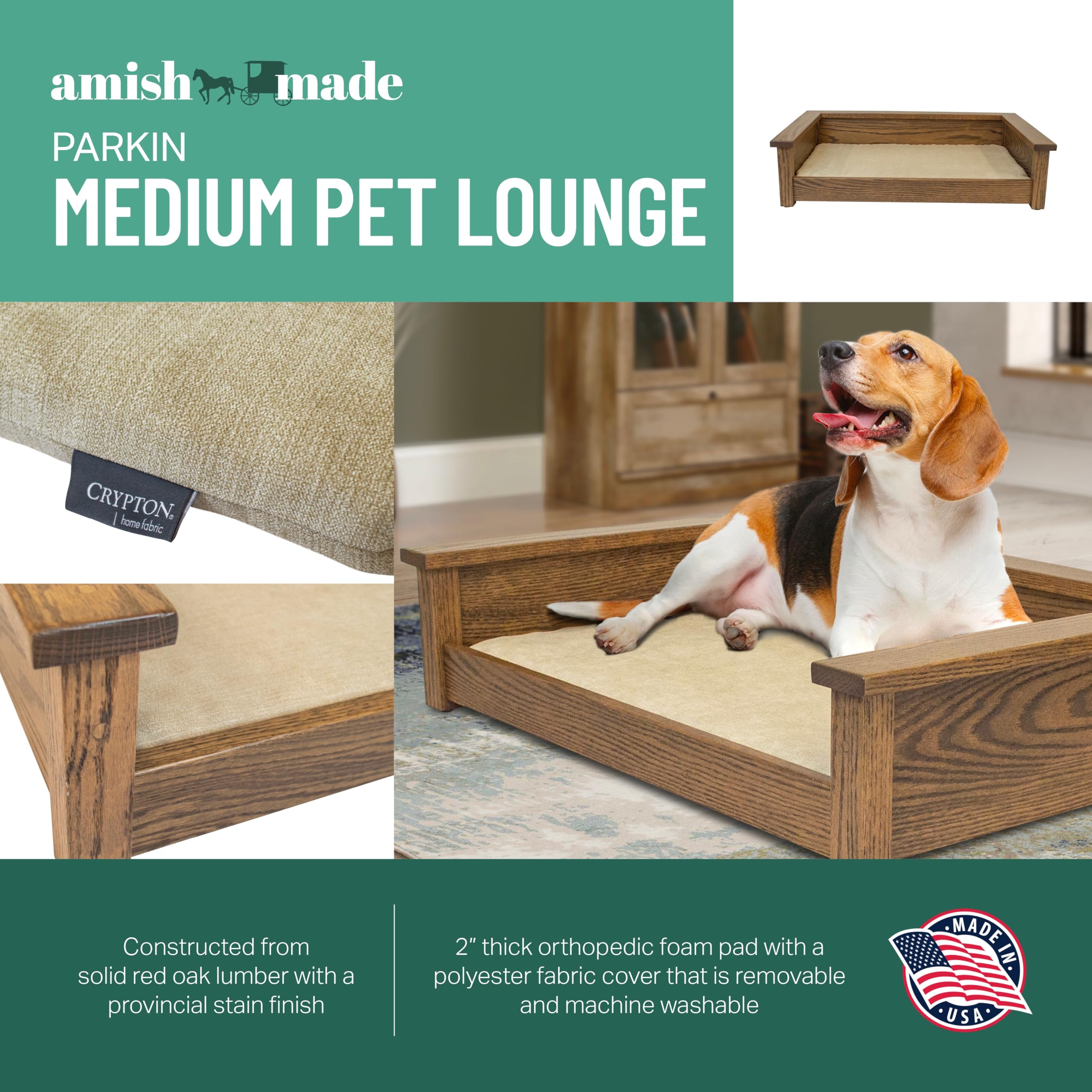 Parklin Medium Pet Lounge With Pad