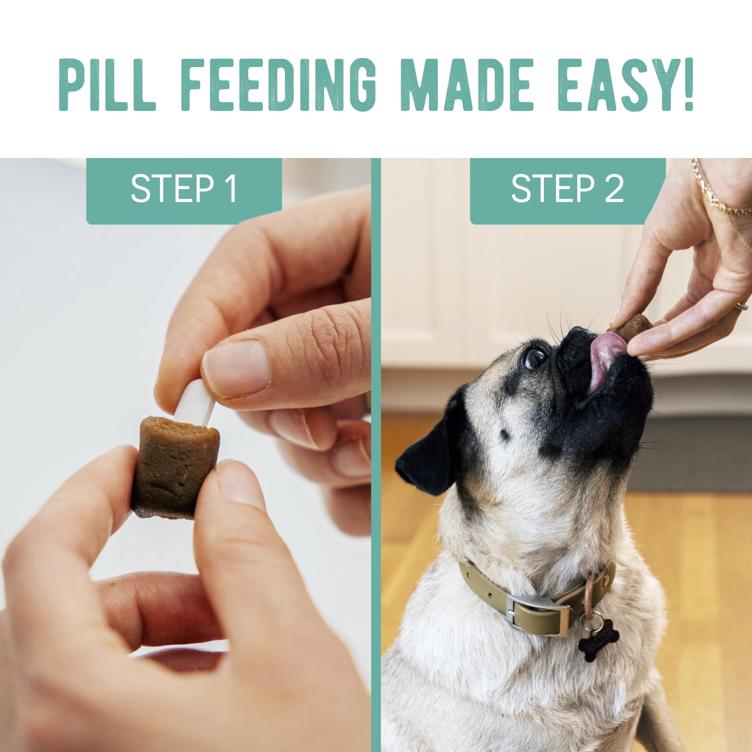 Presidio Pill Buddy Naturals - Chicken Recipe Pill Hiding Treats for Dogs - Make A Perfect Pill Concealing Pocket Or Pouch for A