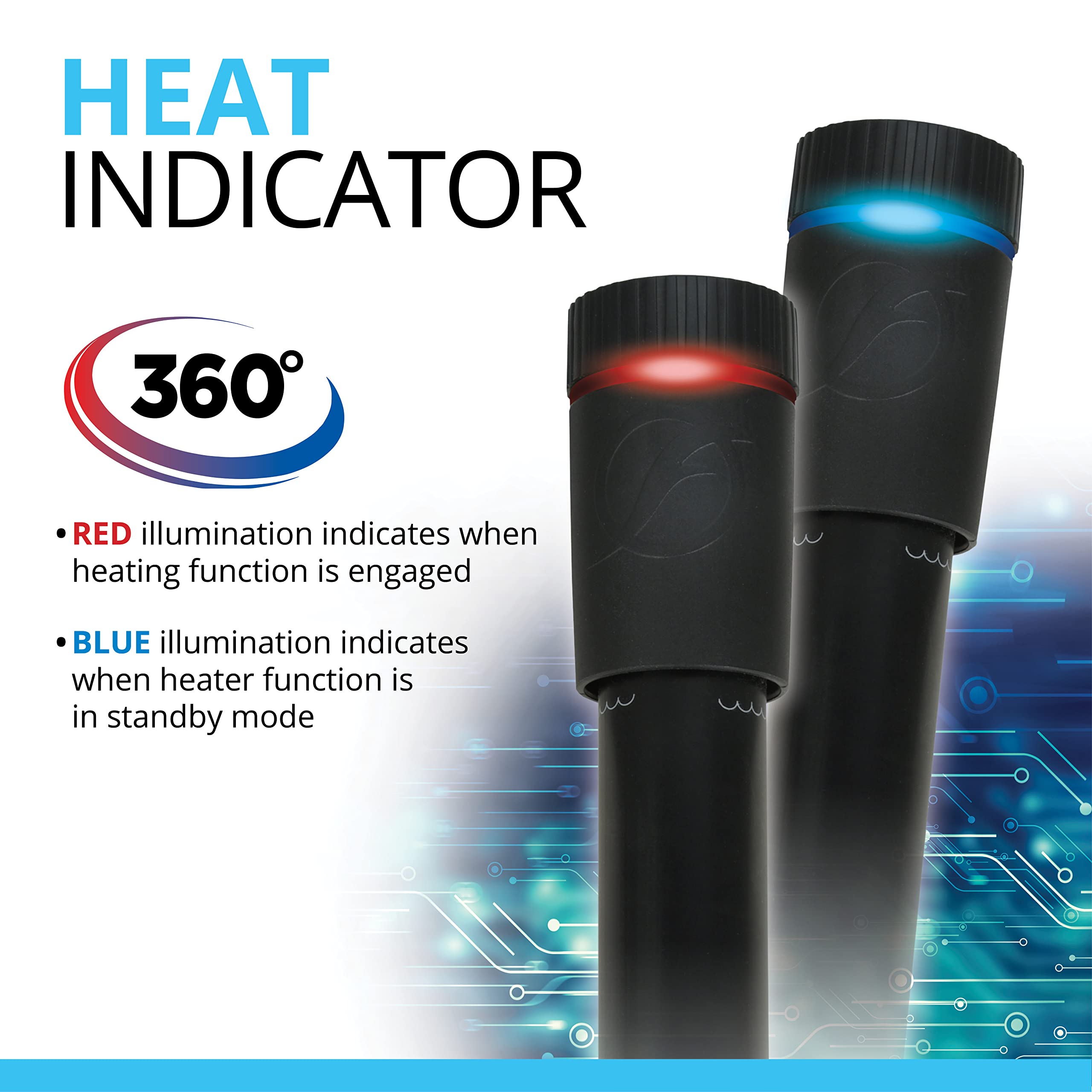 Fluval T100 Fully Electronic Heater For Freshwater Aquariums Up To 30 Gal.