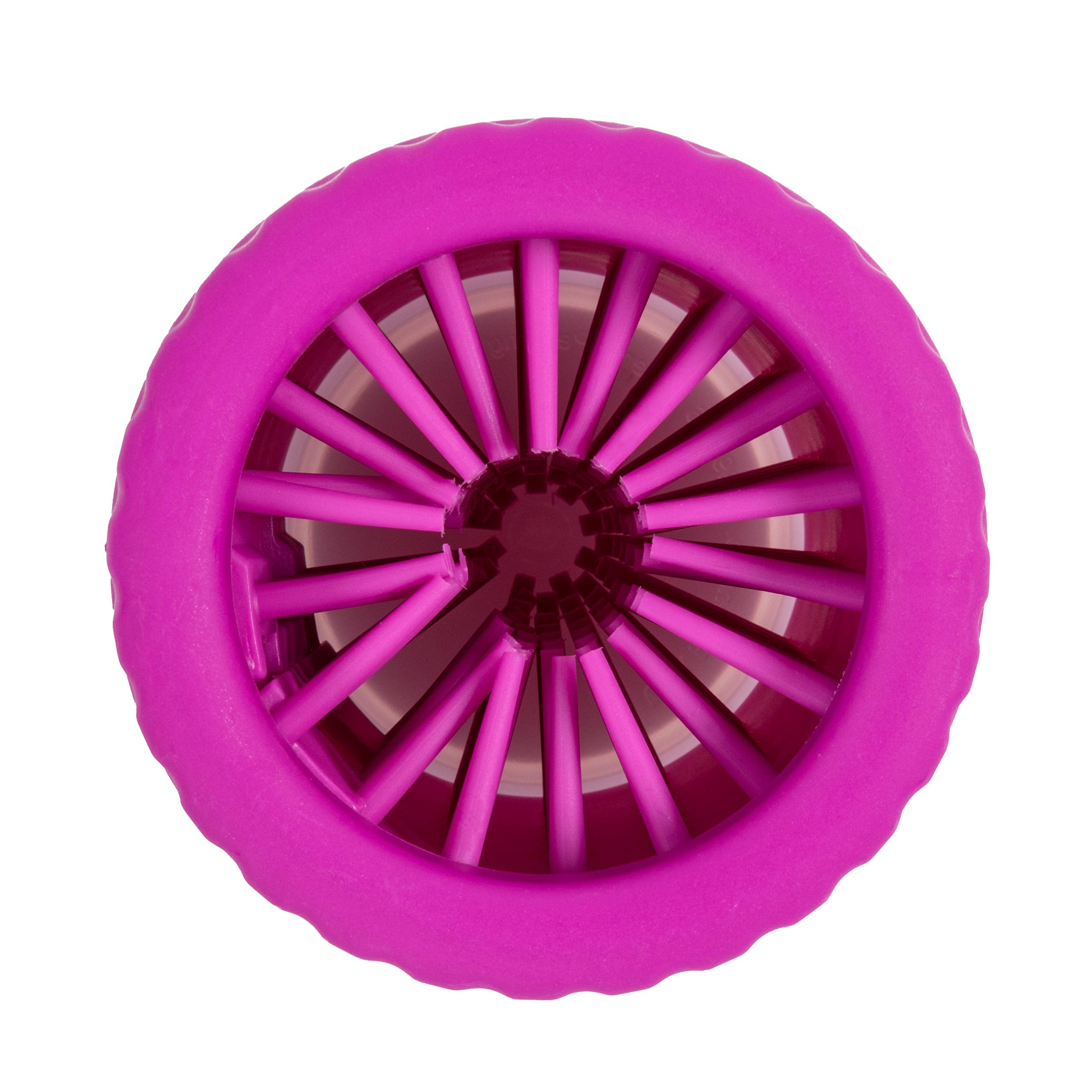 Dexas Mudbuster Portable Dog Paw Washer/Paw Cleaner, Small, Fuchsia