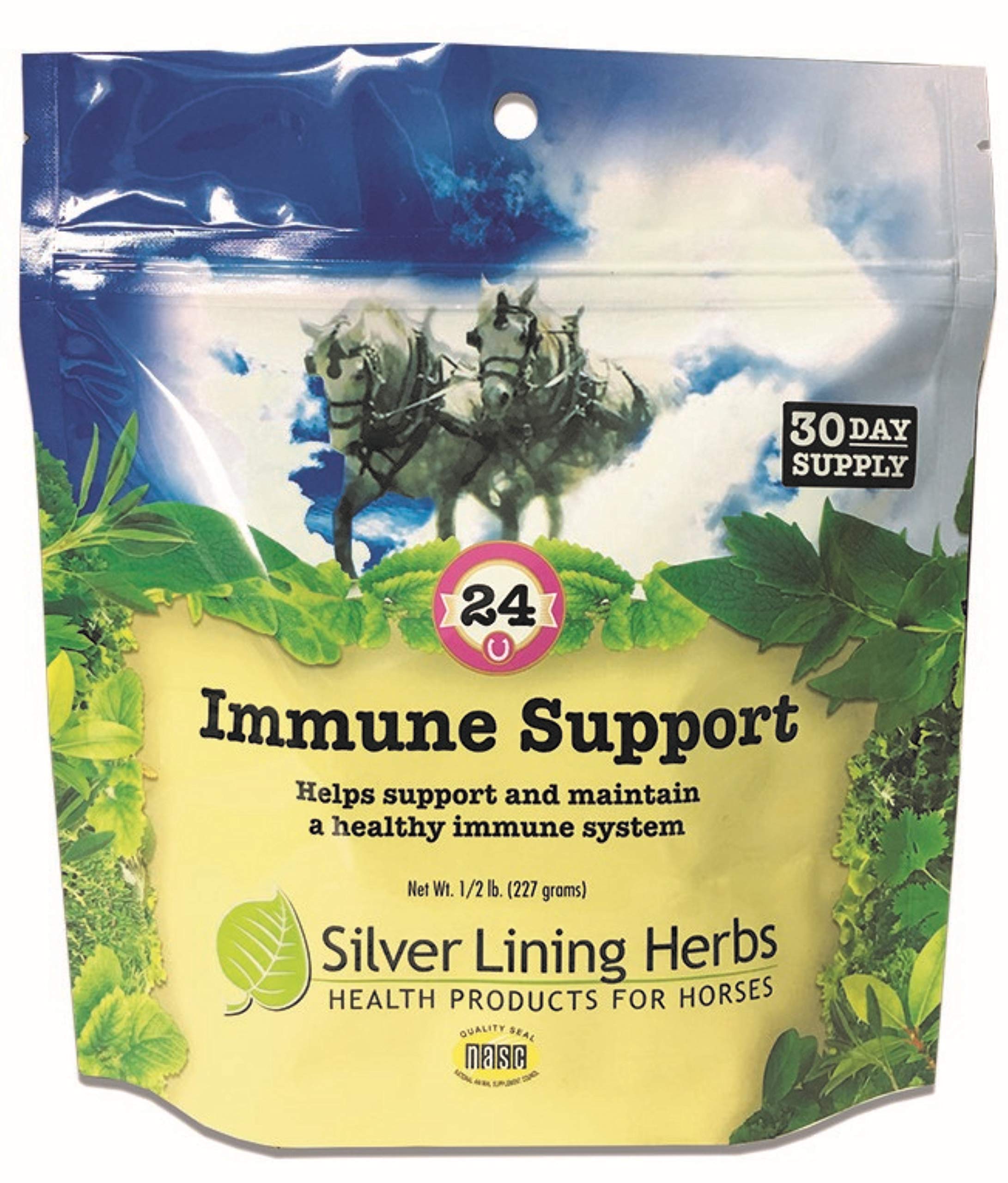 Silver Lining Herbs Equine Immune Support, Natural Herbal Support Helps Aid And Boost A Horses Immune System, Supports Stamina, 