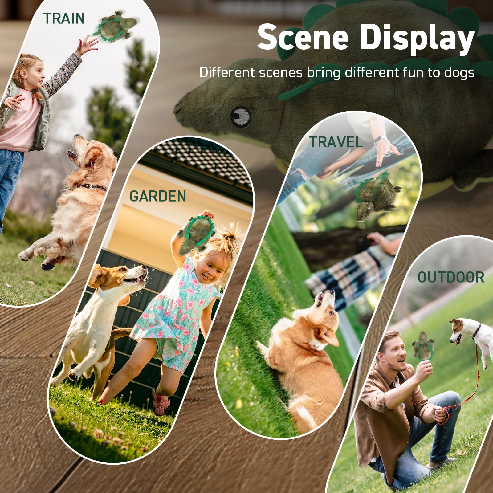 QDAN Interactive Dog Toys: [ 2025 Newly Upgraded] Remote Control, Rechargeable Dog Toys to Keep Them Busy, Squeaky Soccer Balls