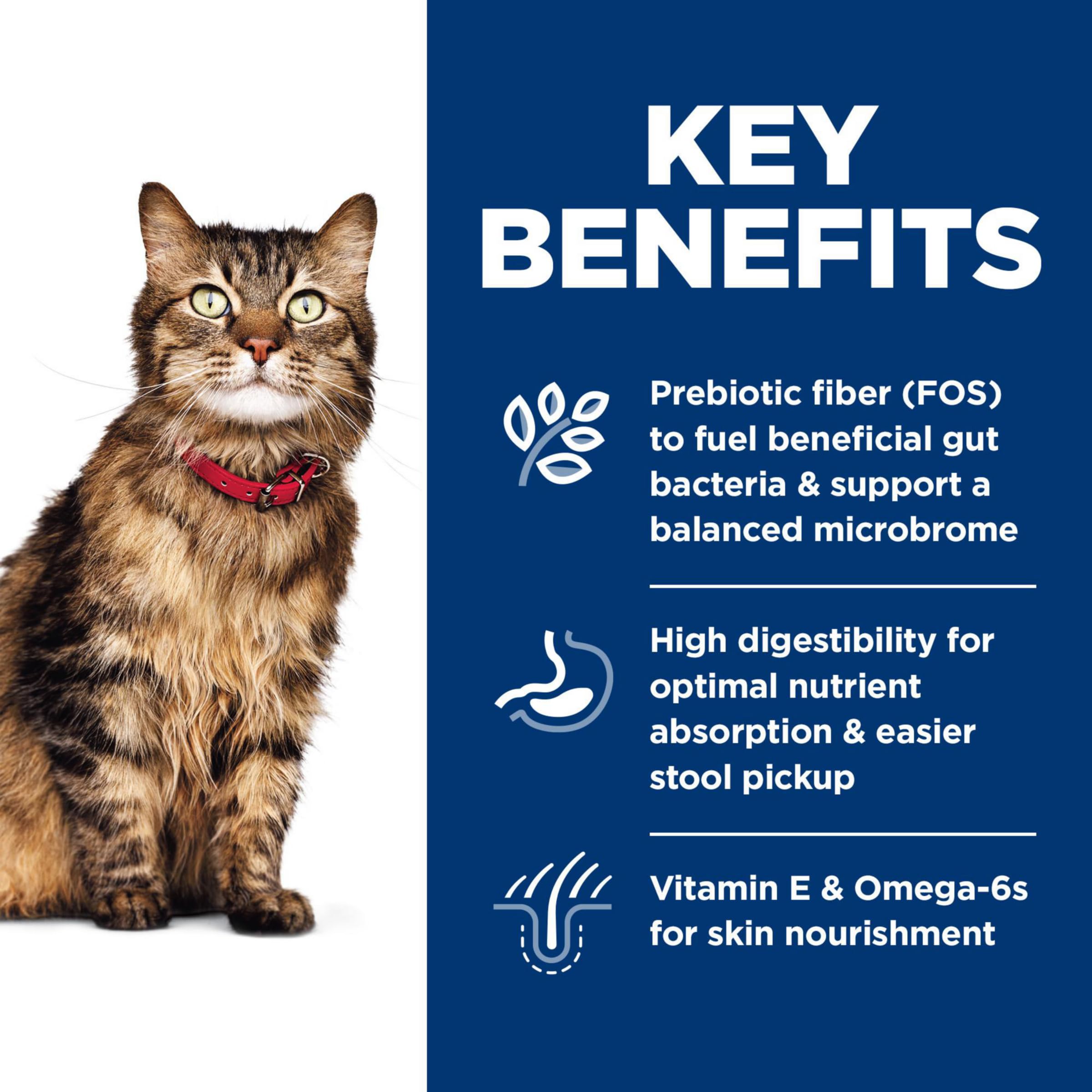Hills Science Diet Sensitive Stomach & Skin, Adult 1-6, Stomach & Skin Sensitivity Support, Dry Cat Food, Chicken & Rice, 3.5 l