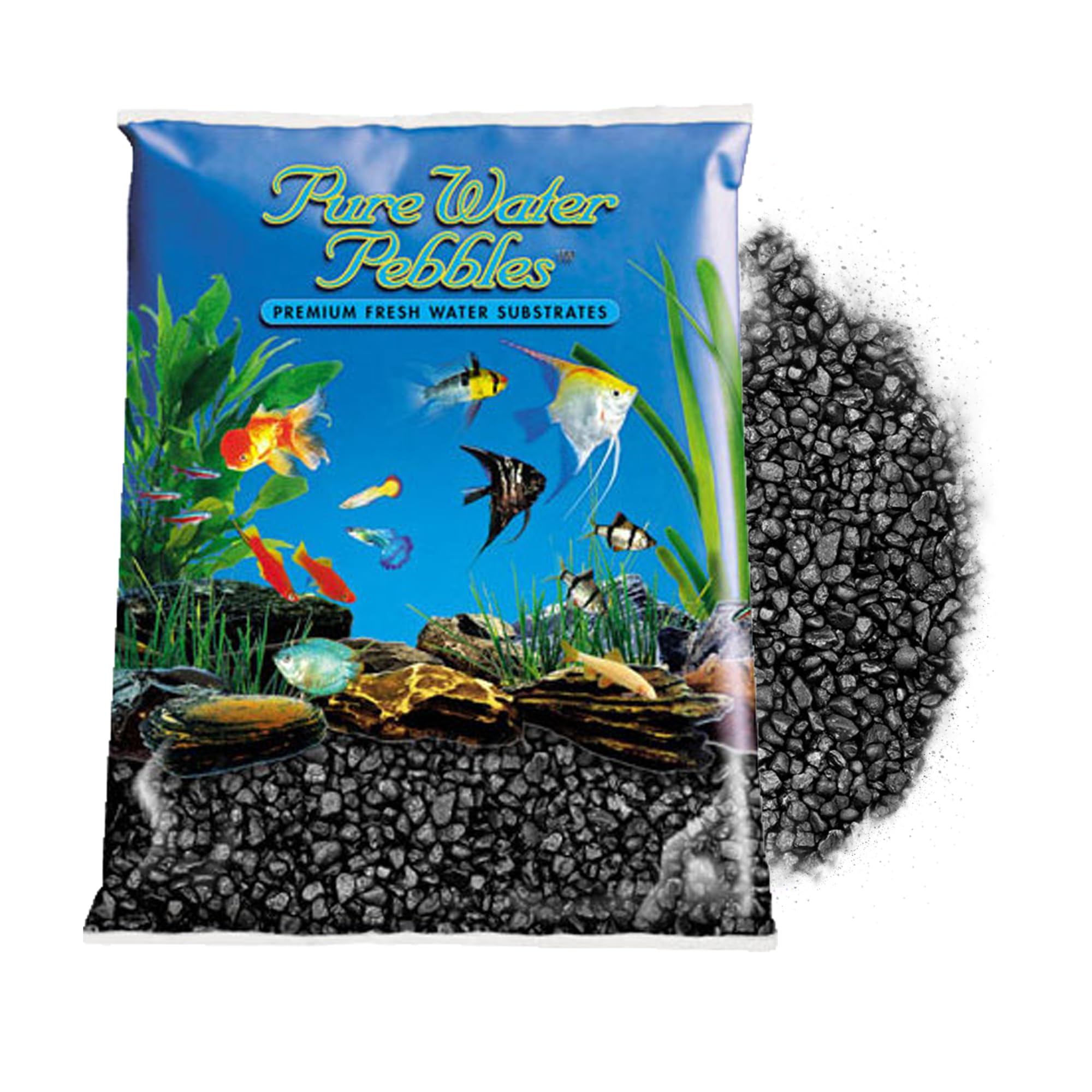 Worldwide Imports Aww70095 Color Gravel, 5-Pound, Jet Black,