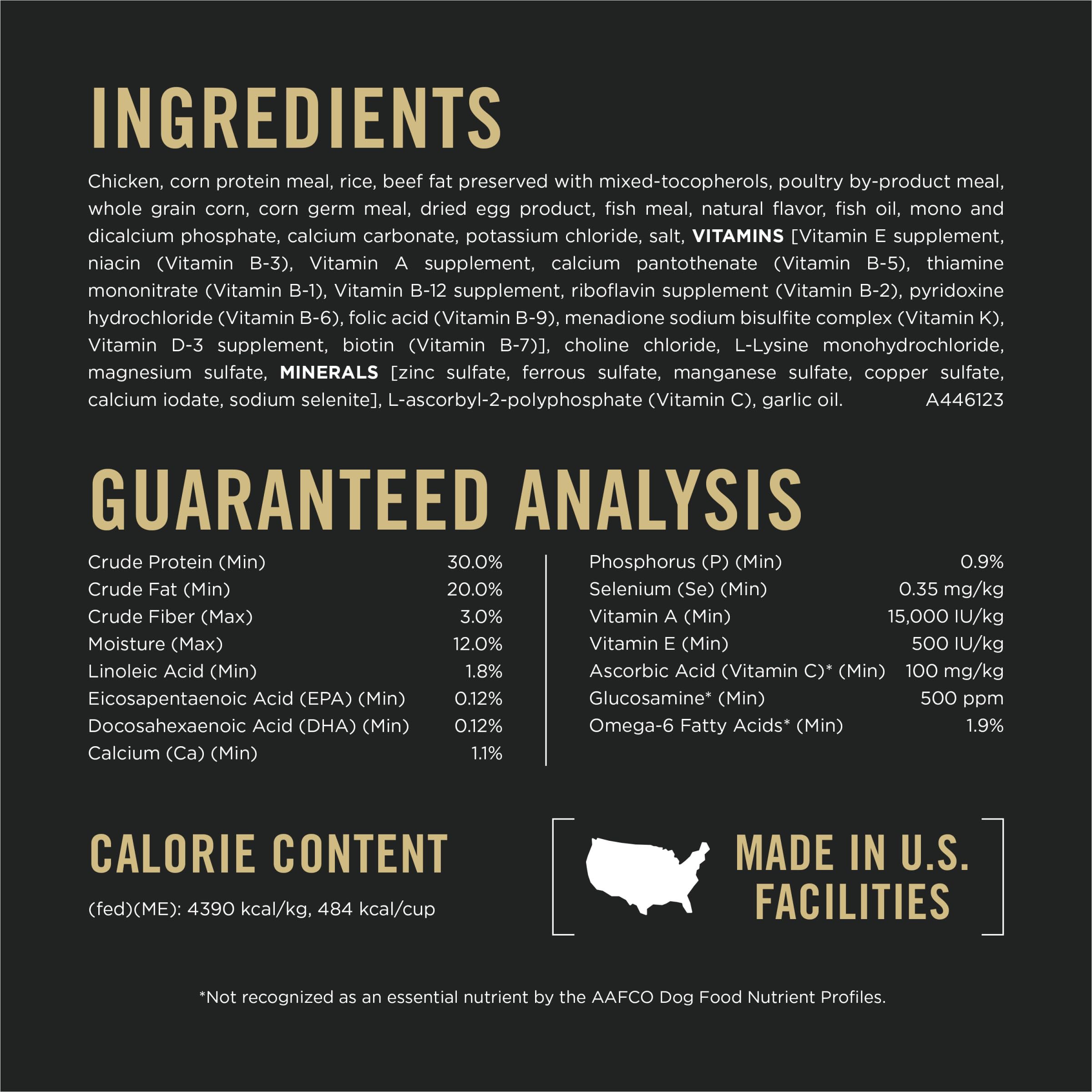 Purina Pro Plan Sport Performance 30/20 Chicken and Rice Formula High Protein Dog Food - 48 lb. Bag