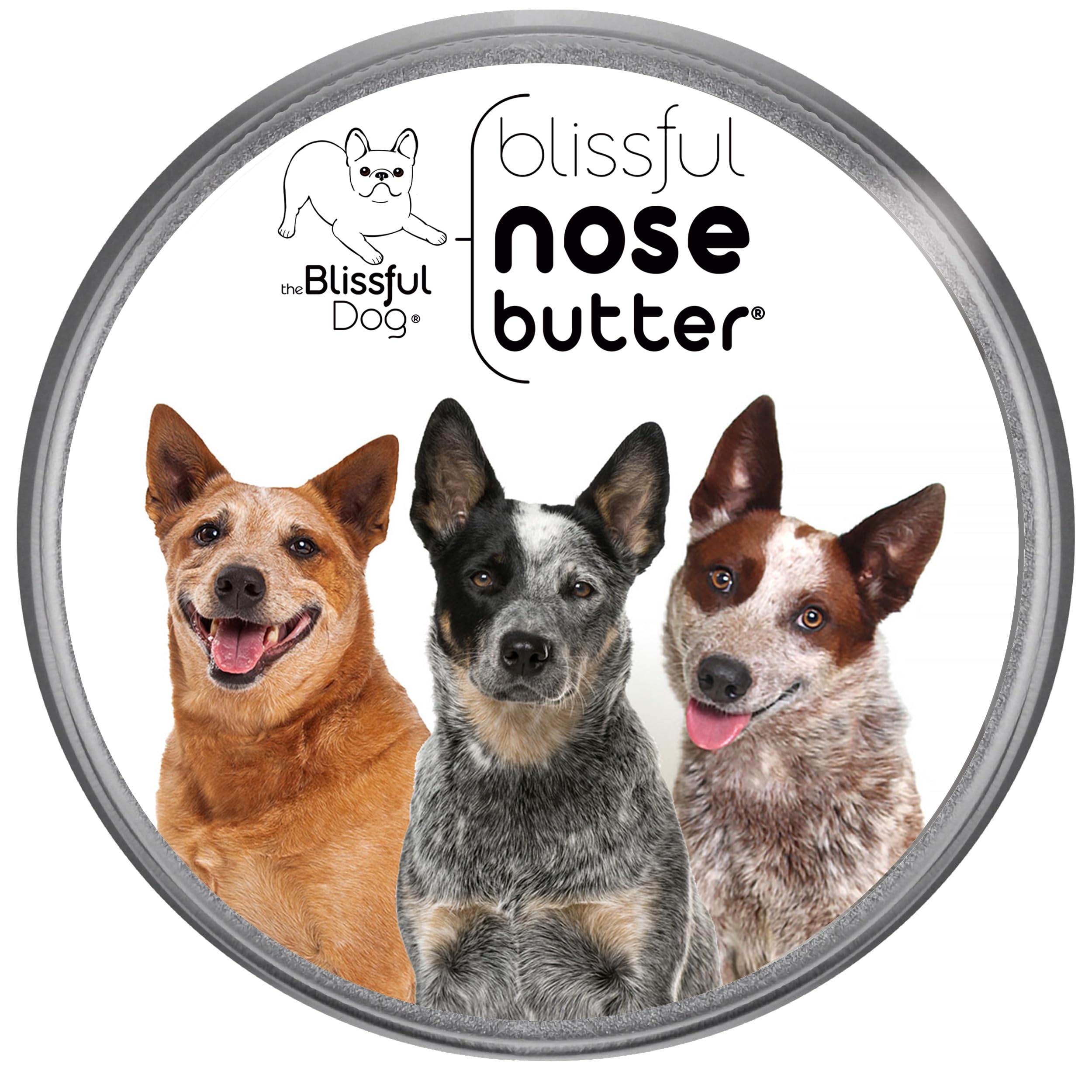 The Blissful Dog Australian Cattle Dog Unscented Nose Butter - Dog Nose Butter, 4 Ounce