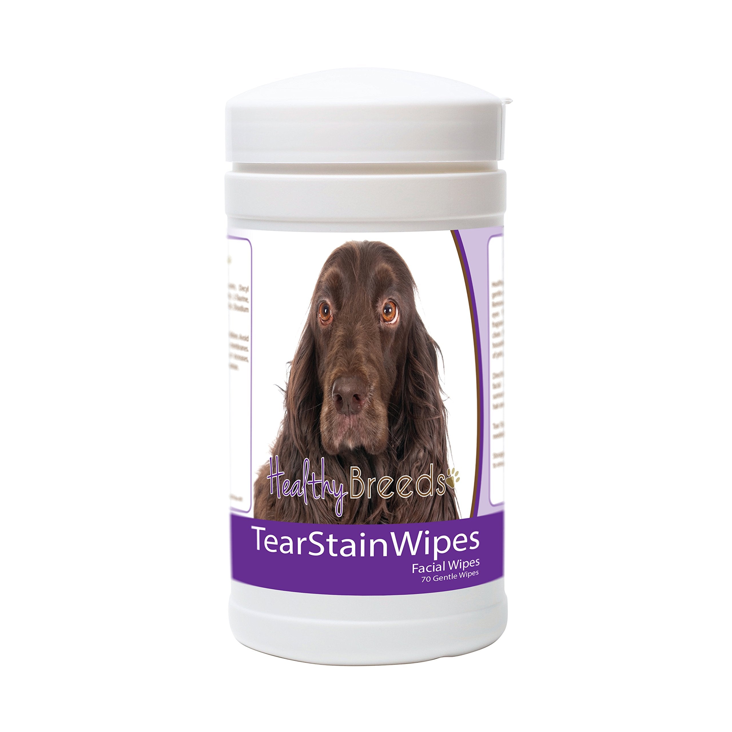 Healthy Breeds Field Spaniel Tear Stain Wipes 70 Count