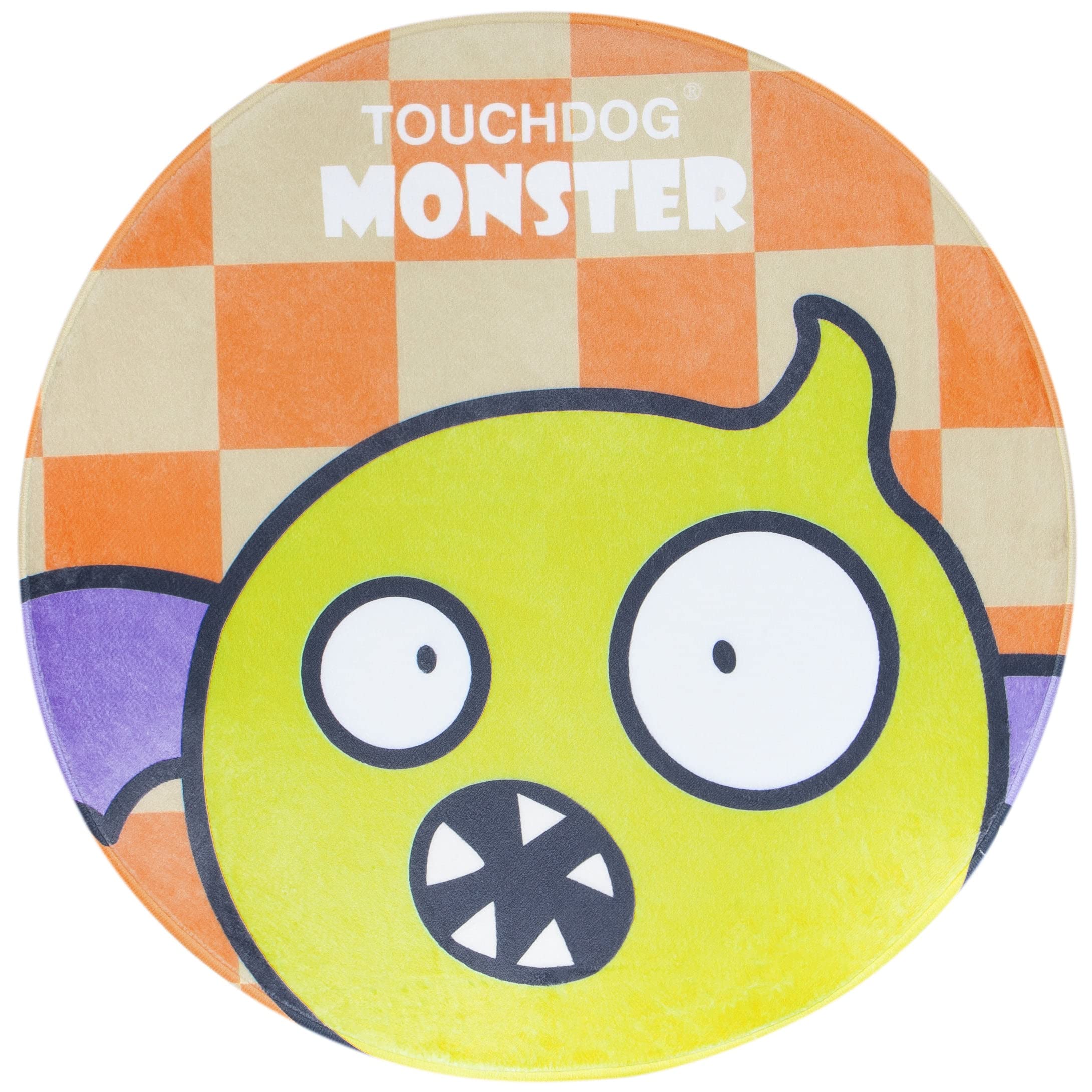 Touchdog ® Cartoon Flying Critter Monster Cat And Dog Mat - Rounded Dog Bed For Both Indoor And Outdoor Use - Pet Mat Features Quick-Drying Technology Looks Fun And Decorative For Any Home