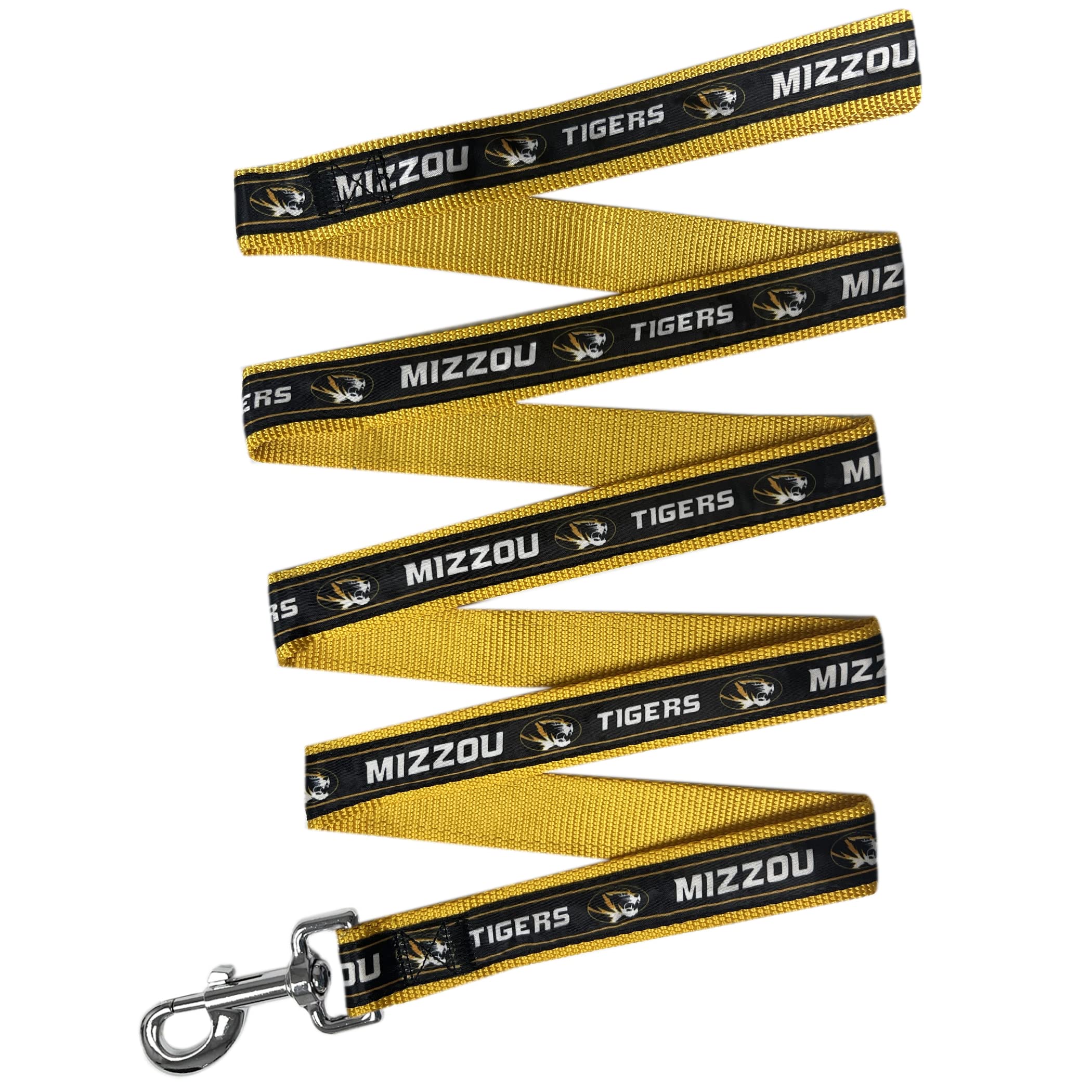 Ncaa Pet Leash, Small, Missouri Tigers, Dog Leash, Shiny & Colorful Leash For Dogs & Cats Licensed By The Ncaa, New Version