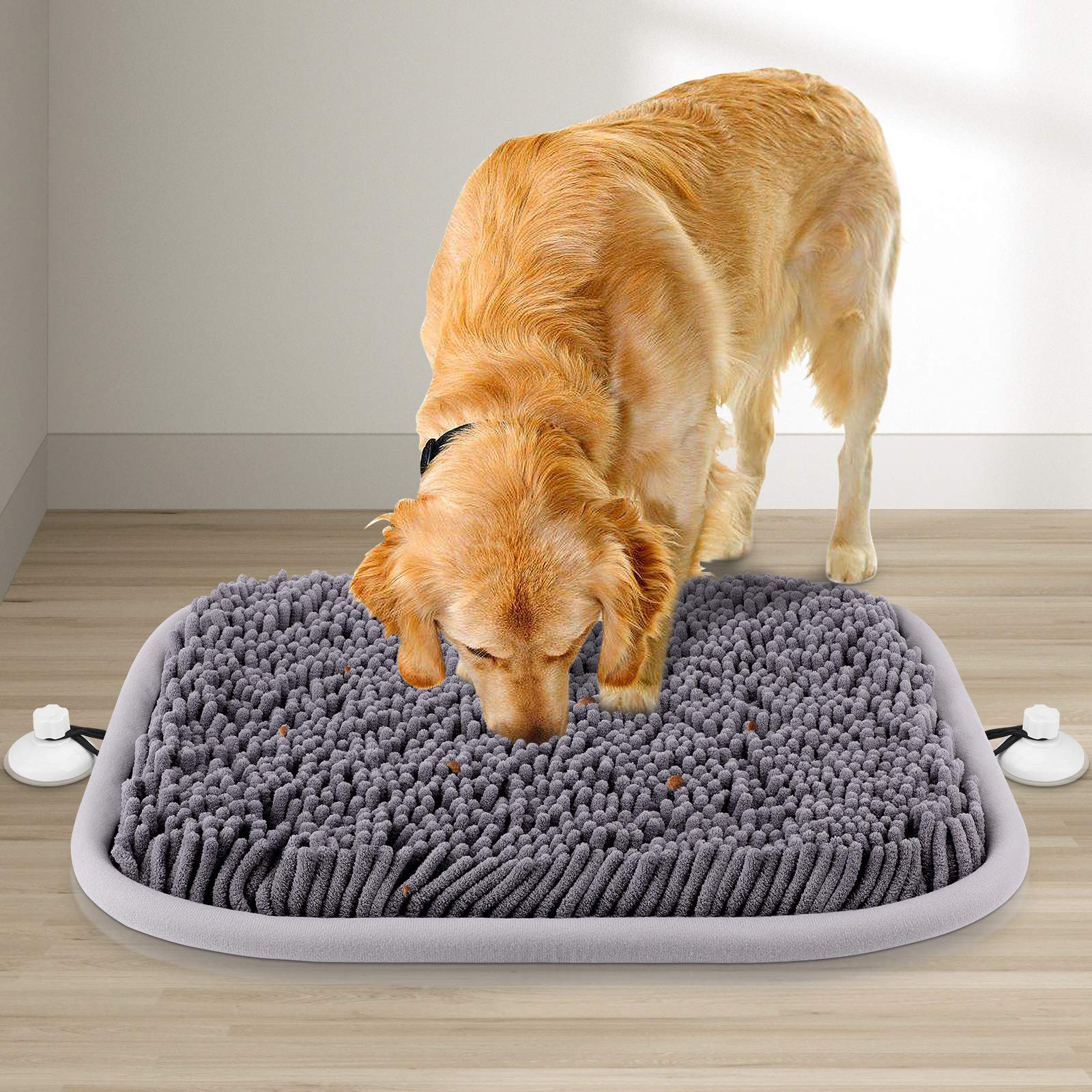 Rundik Snuffle Mat for Dogs, 20 x 28 Dog Sniffing Interactive Feeding Game Boredom, Puzzle Toys Encourages Natural Foraging 