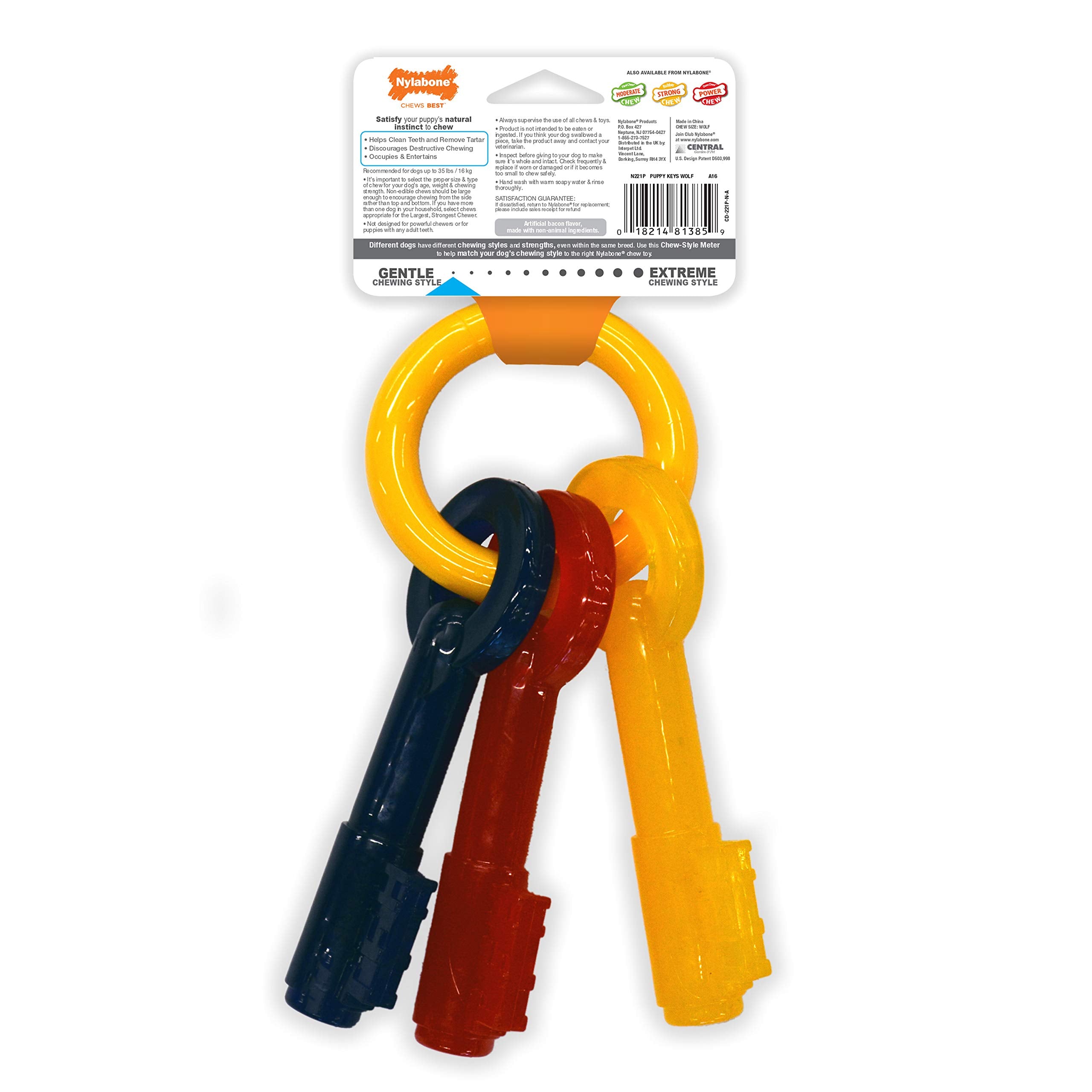 TFH LG PUPPY TEETHING KEYS N221P