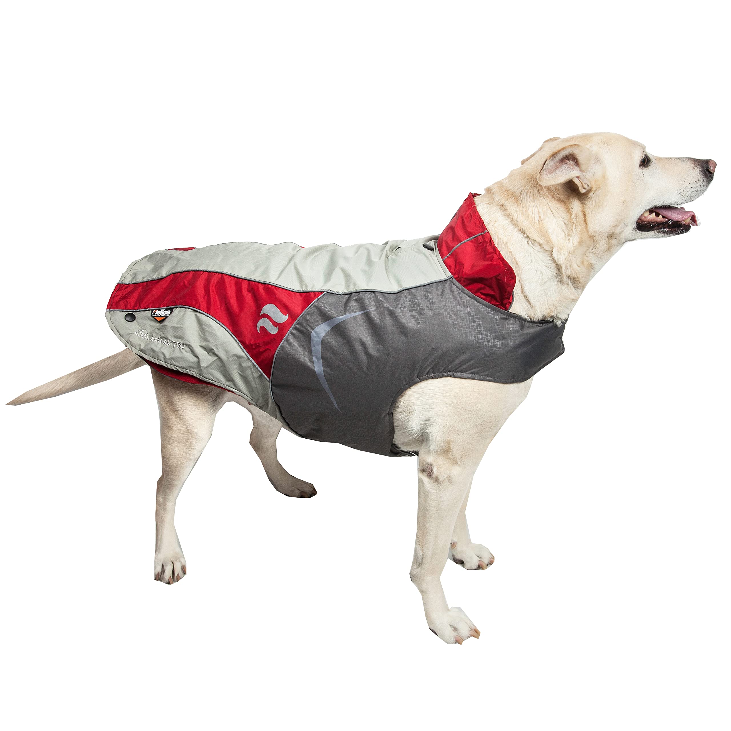 DOGHELIOS Lotus-Rusher Waterproof 2-in-1 Pet Dog Jacket Coat with Removable Polar Fleece Lining w/ Blackshark technology, Larg