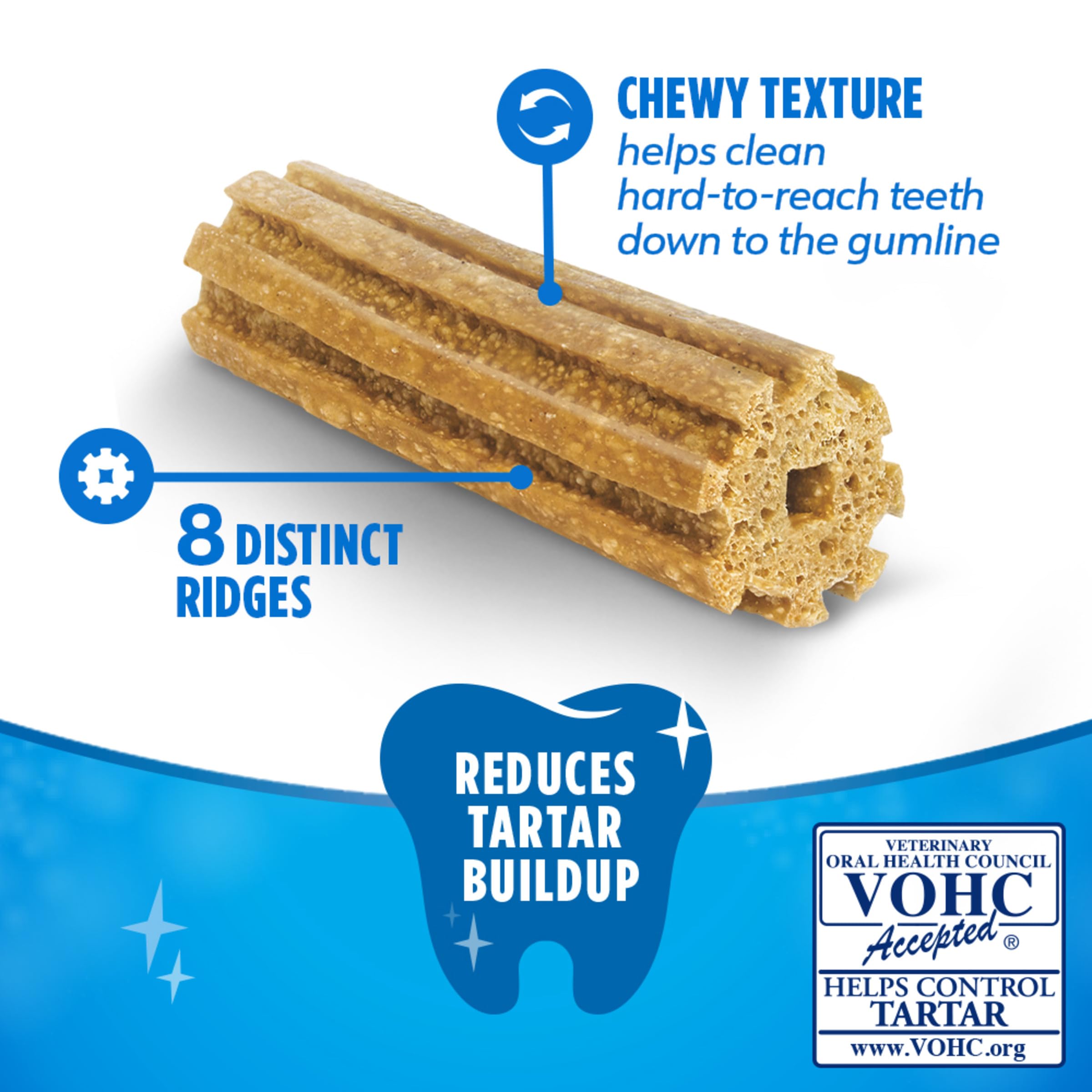 Purina DentaLife Made in USA Facilities Large Dog Dental Chews, Daily