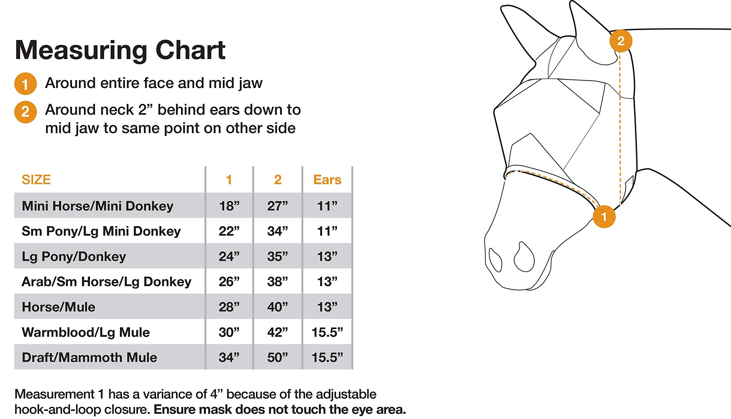 Cashel Crusader Mule Fly Mask, Standard with Ears, Mule Draft/Mammoth Mule