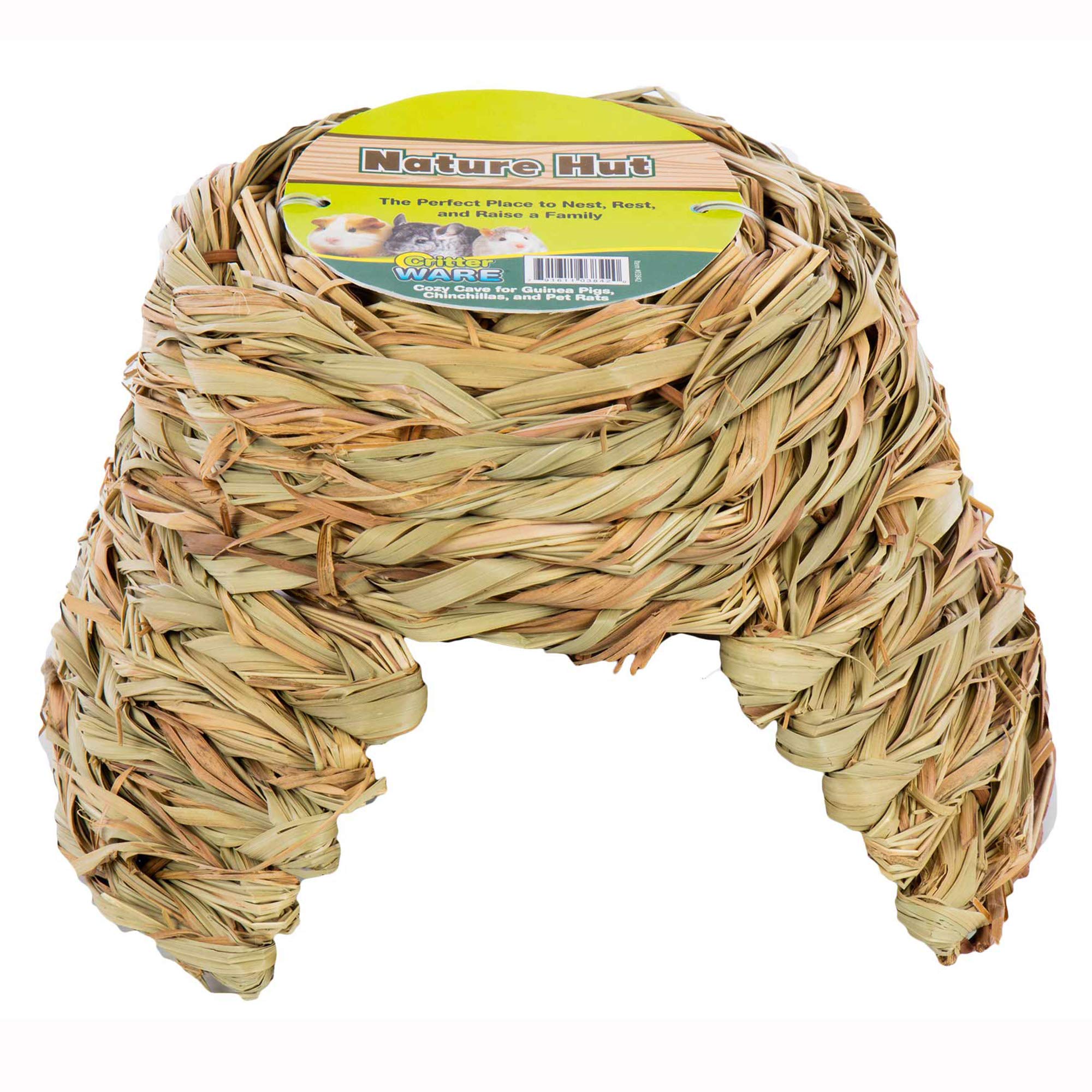 Ware Manufacturing Natural Willow And Grass Pet Hut For Small Pets, Medium