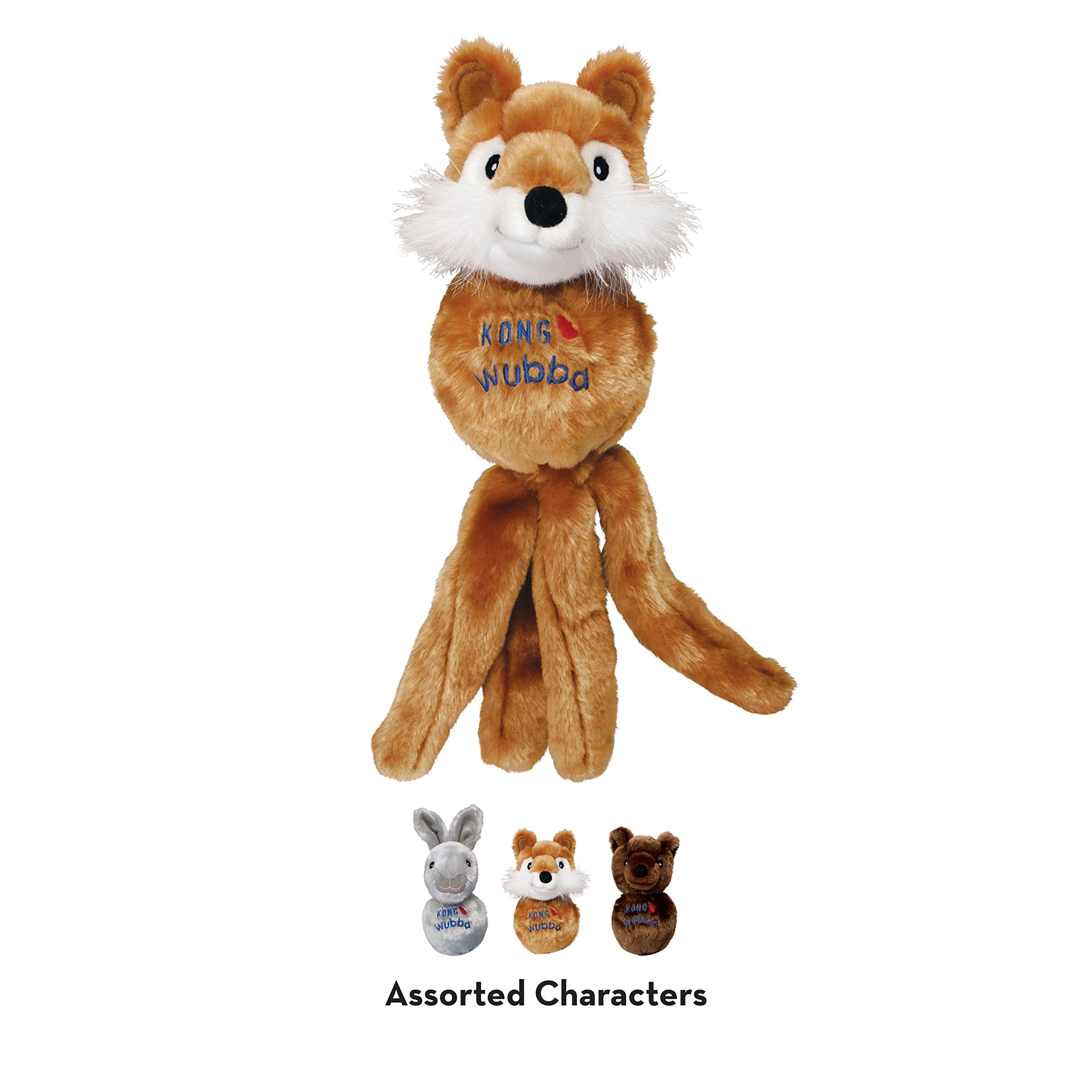 Kong Wubba Friend Dog Toy, Large, Assorted