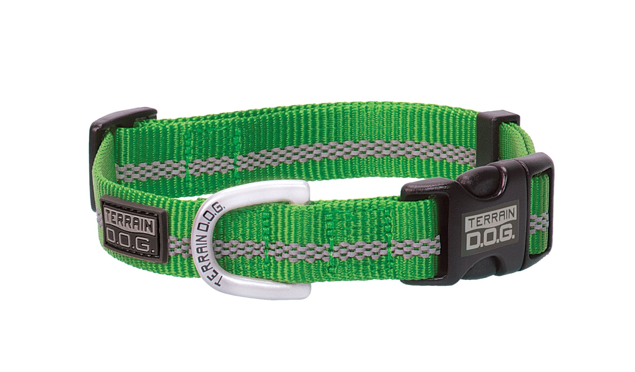 Terrain D.O.G. Reflective Snap-N-Go Adjustable Collar, Small, Green
