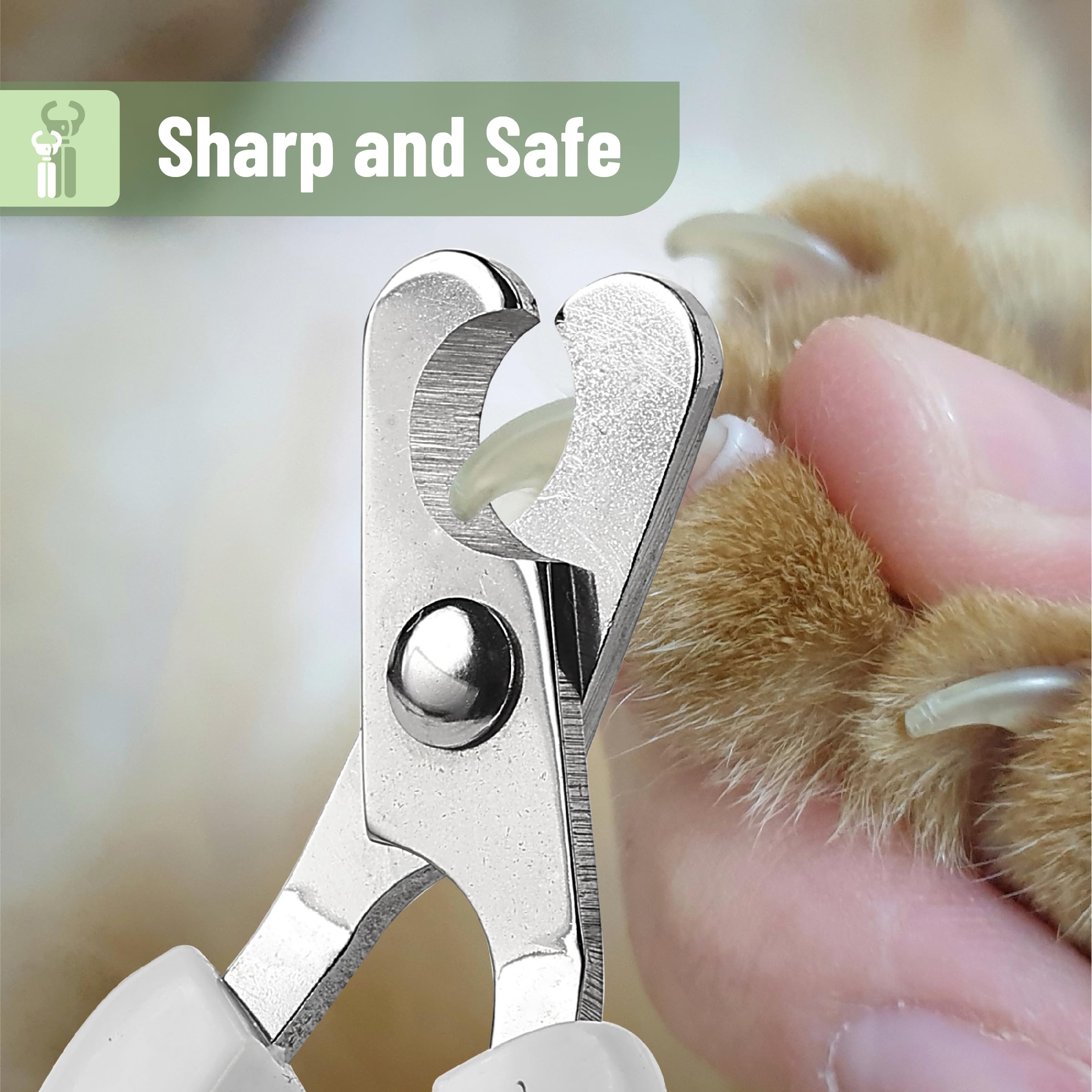 Mr. Pen- Cat Nail Clipper, Cat Nail Trimmer, Cat Nail Clippers, Cat Claw Clippers, Cat Clippers For Nails, Pet Nail Clippers, Kitten Nail Clipper Small Dog Nail Clipper, Cat Claw Trimmer, Orange/Black